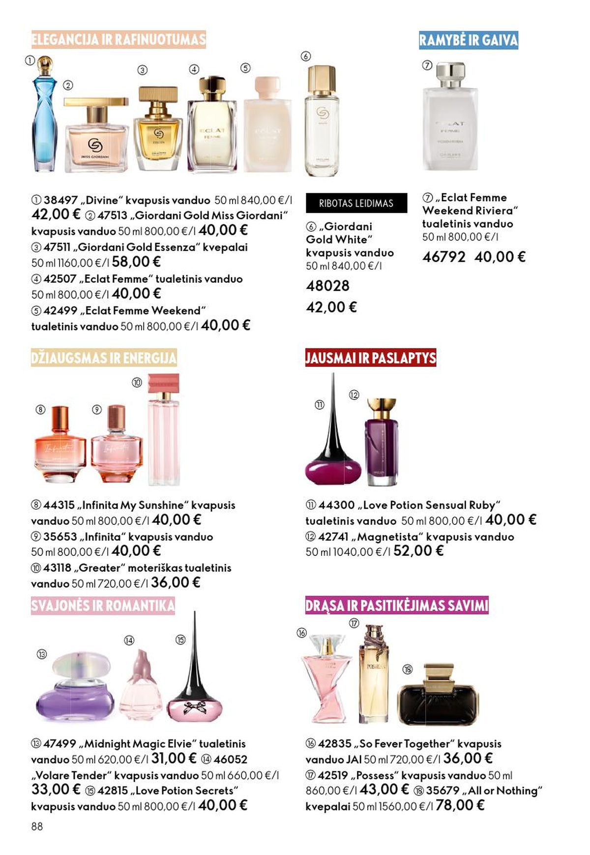 oriflame - ORIFLAME - Katalogas (2026 02 18 - 2026 03 10) - page: 88