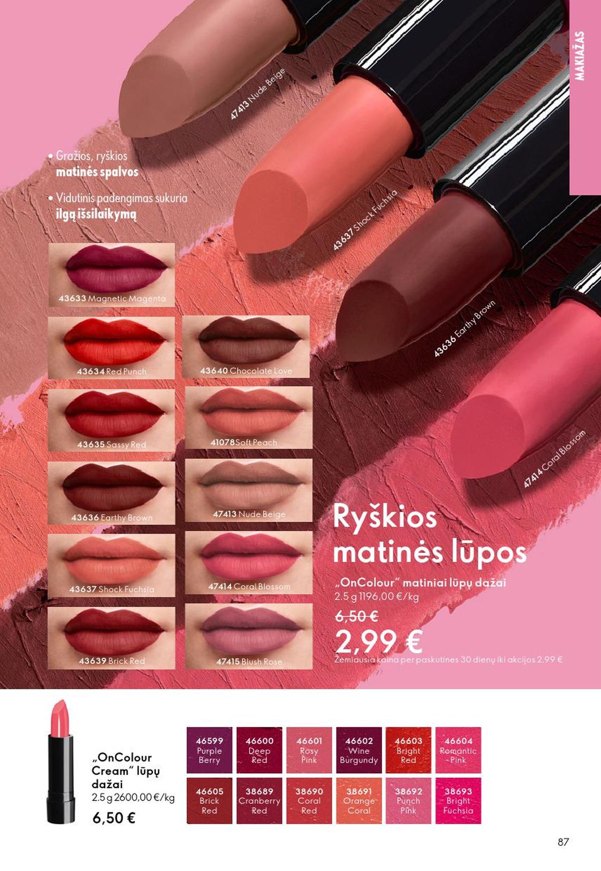 oriflame - ORIFLAME - Katalogas (2026 03 11 - 2026 03 31) - page: 87