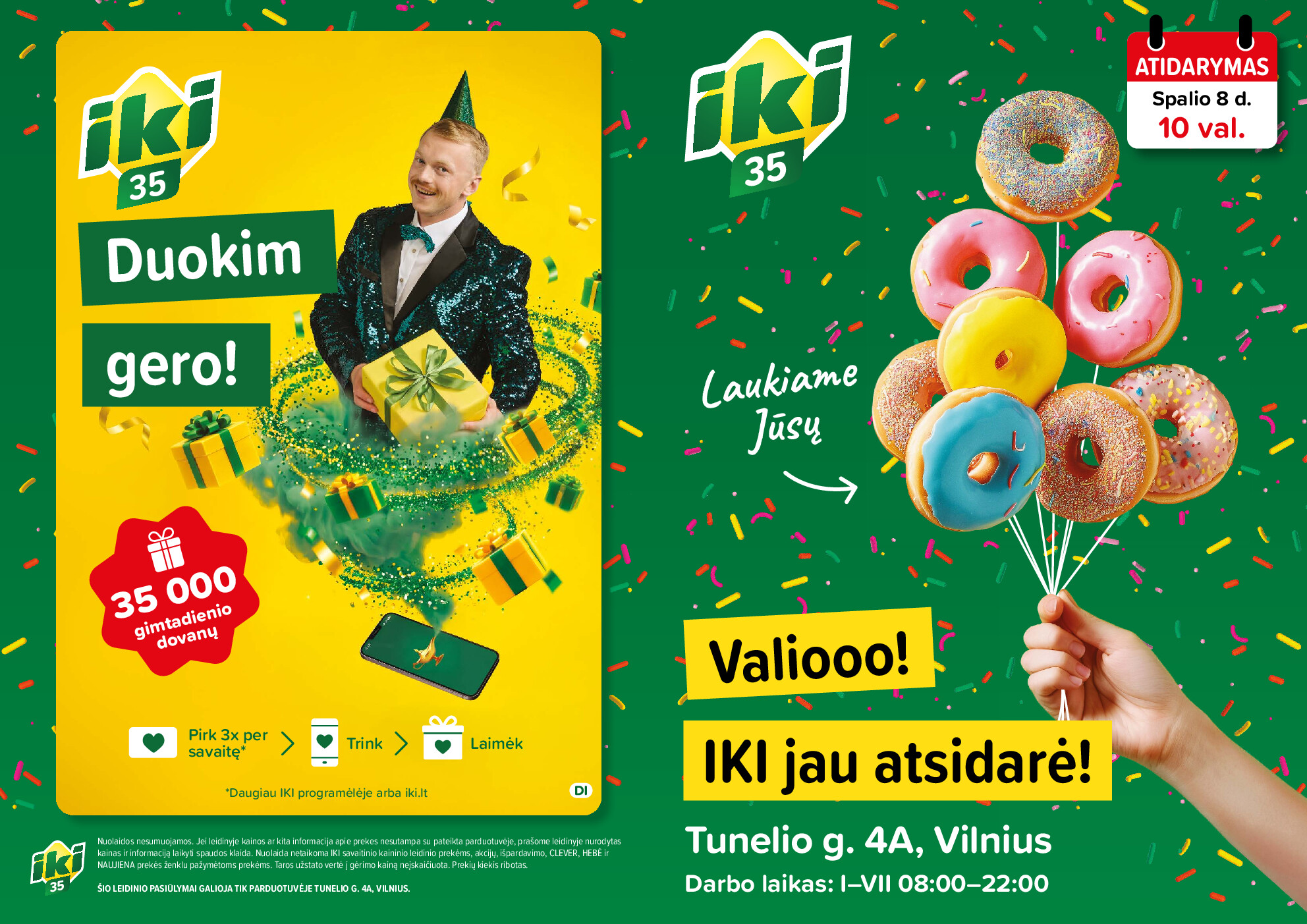 iki - Specialūs pasiūlymai IKI Tunelio parduotuvės klientams (2026-10-08 - 2026-10-11)