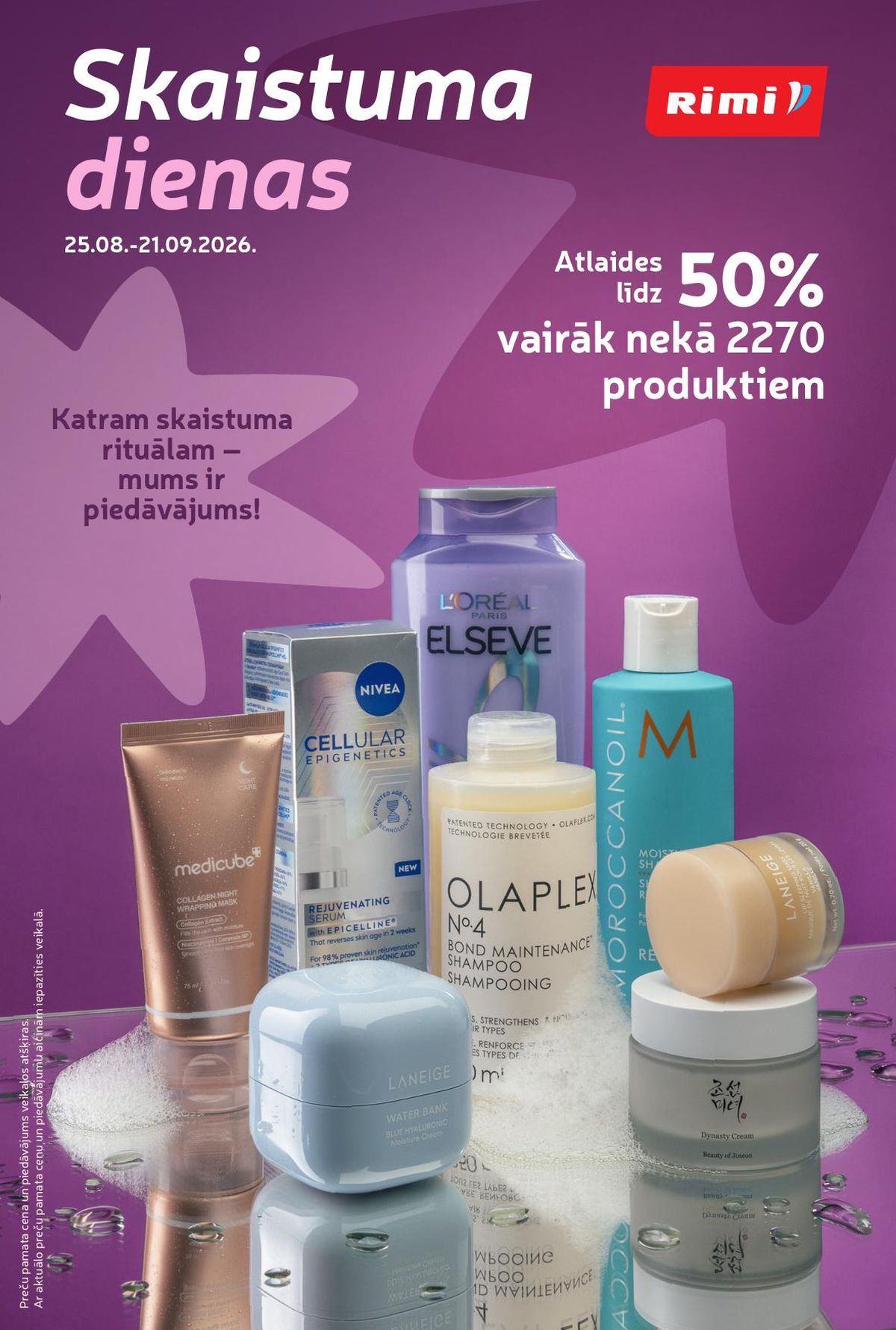 rimi - RIMI - Skaistuma dienas (25.08.2026 - 21.09.2026)