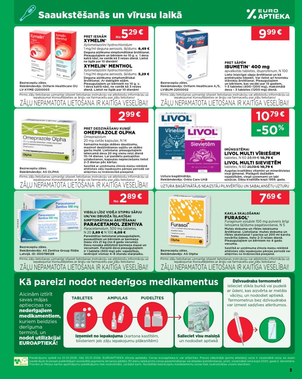 euroaptieka - EUROAPTIEKA (01.01.2026 - 31.01.2026) - page: 3