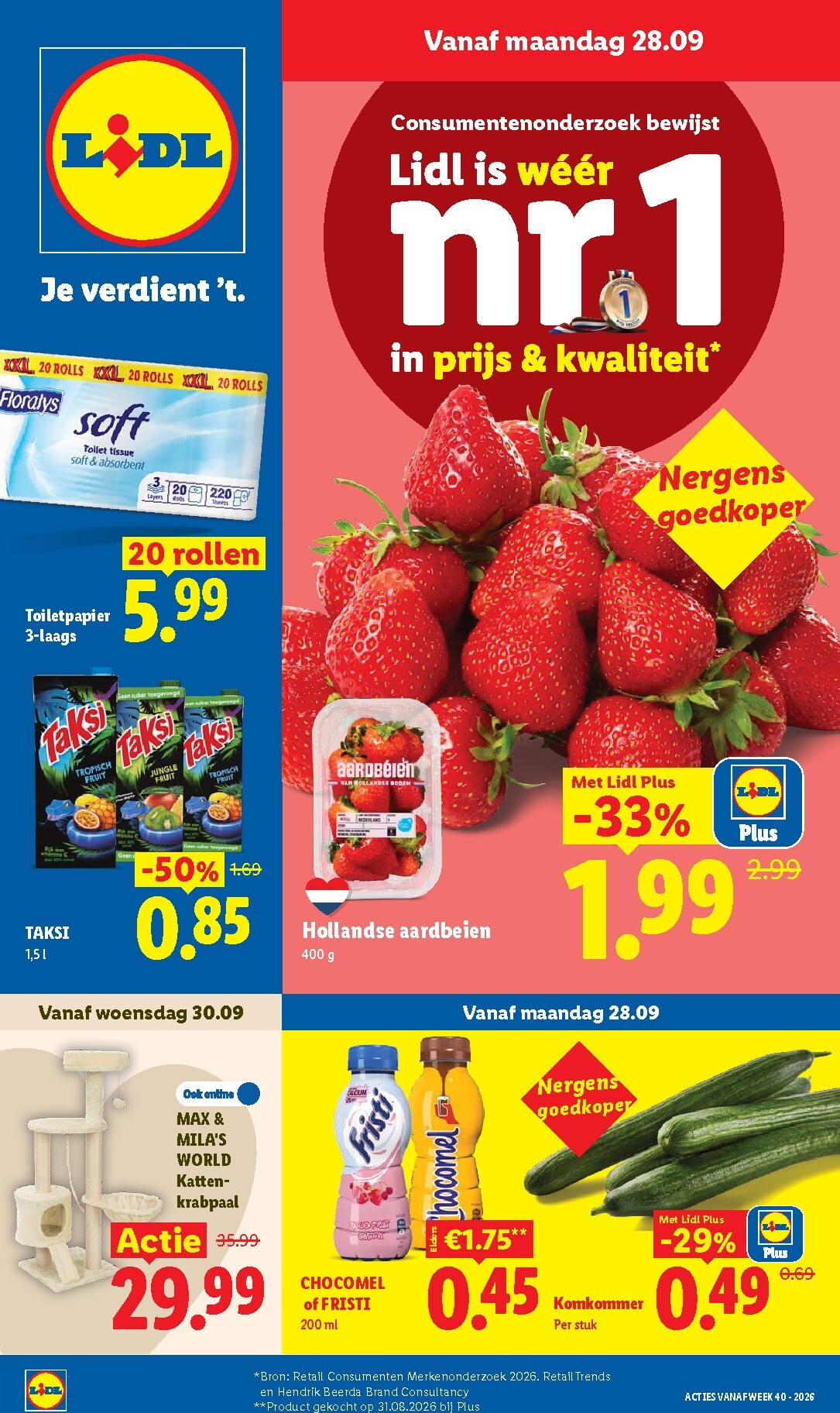 lidl - Huidige Lidl folder geldig van maandag 28-09-2026 tot zondag 04-10-2026