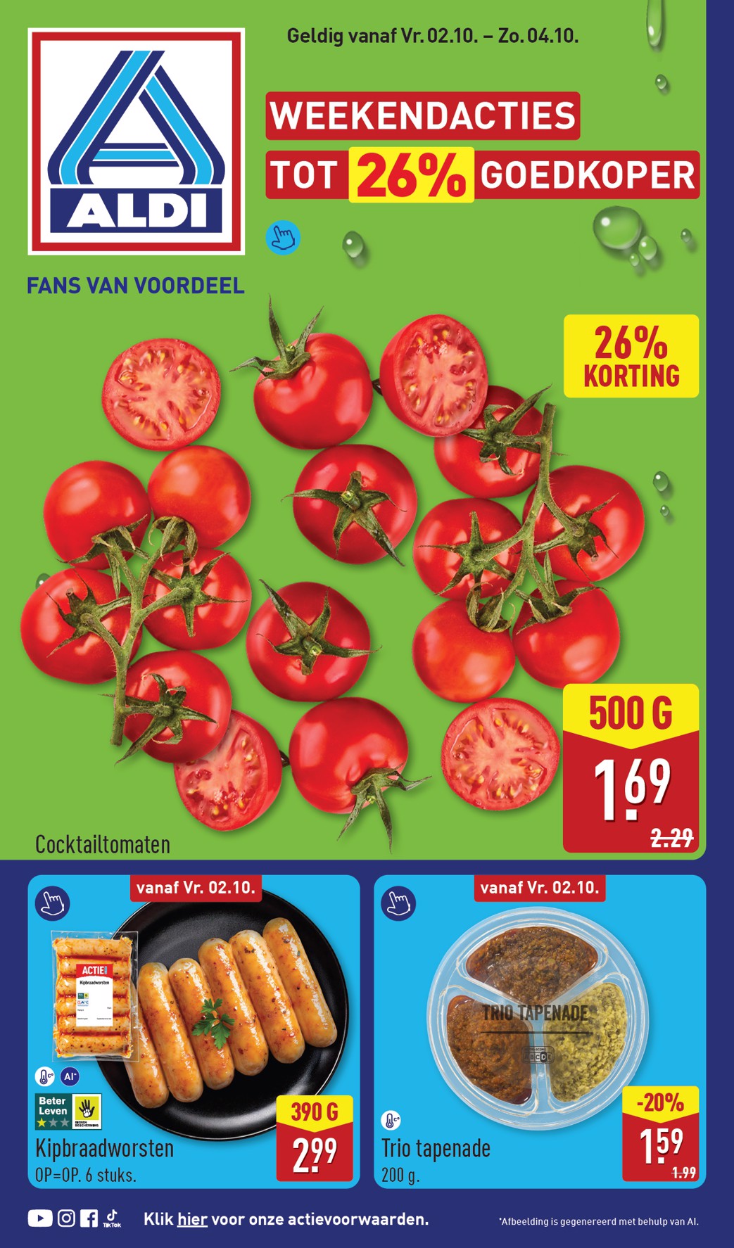 aldi - ALDI - Weekend folder voor volgende week van vrijdag 02-10-2026 tot zondag 04-10-2026