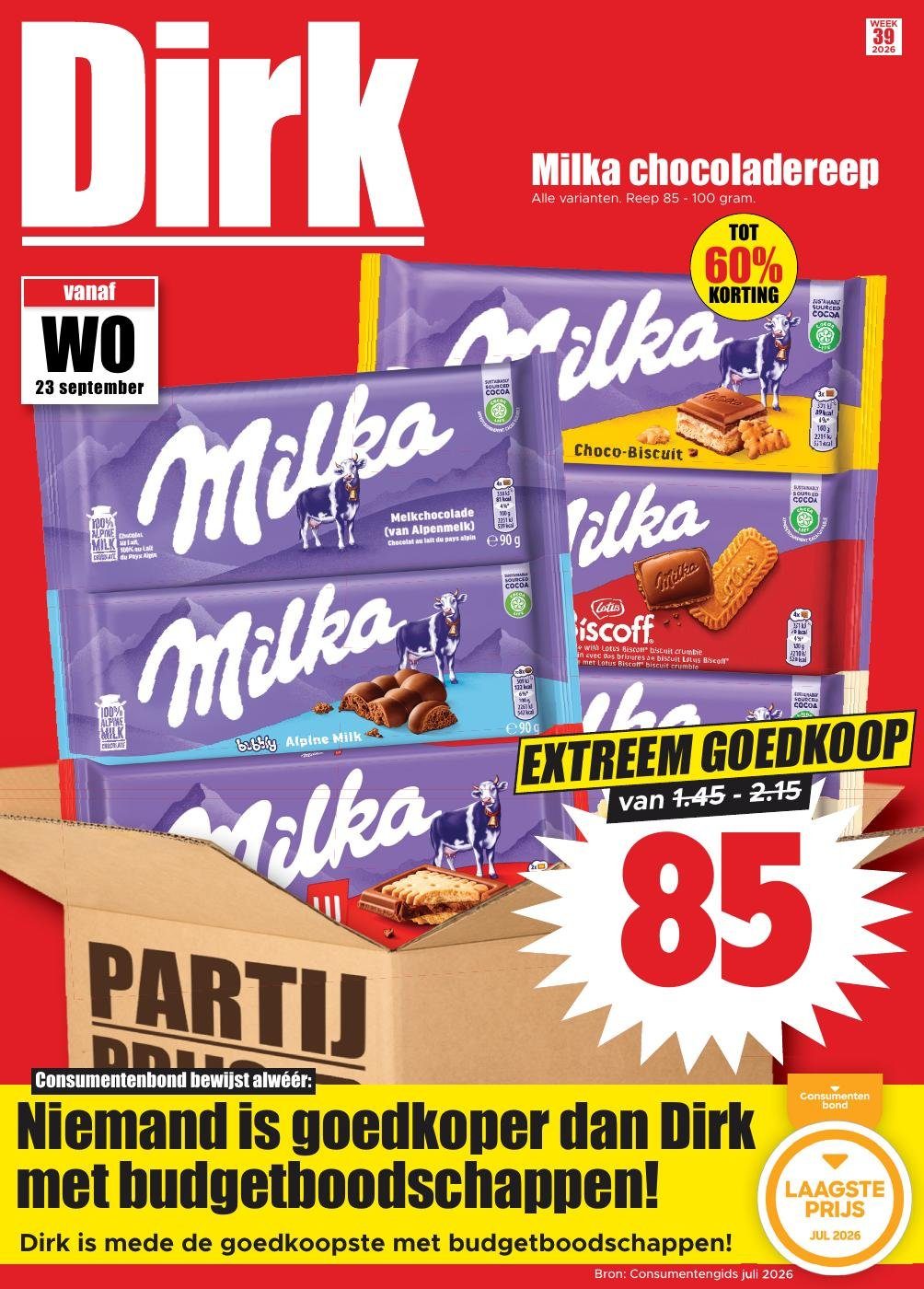 dirk - Dirk folder voor volgende week van woensdag 23-09-2026 tot dinsdag 29-09-2026