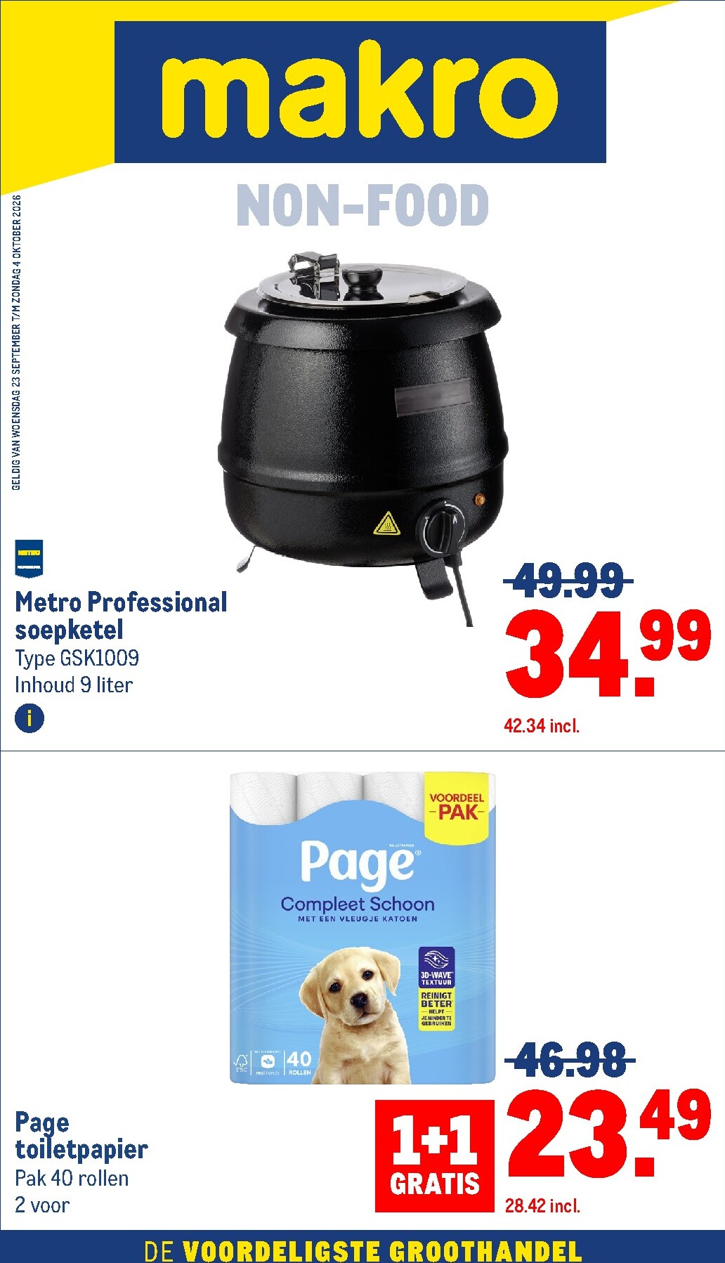 makro - Huidige Makro folder geldig van woensdag 23-09-2026 tot zondag 04-10-2026 - page: 71