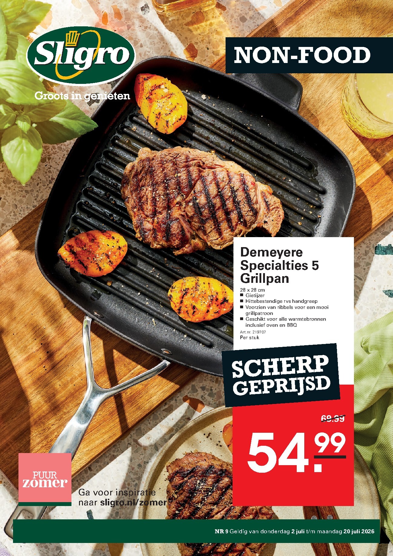 sligro - Sligro - Non-Food folder voor volgende week van donderdag 02-07-2026 tot maandag 20-07-2026