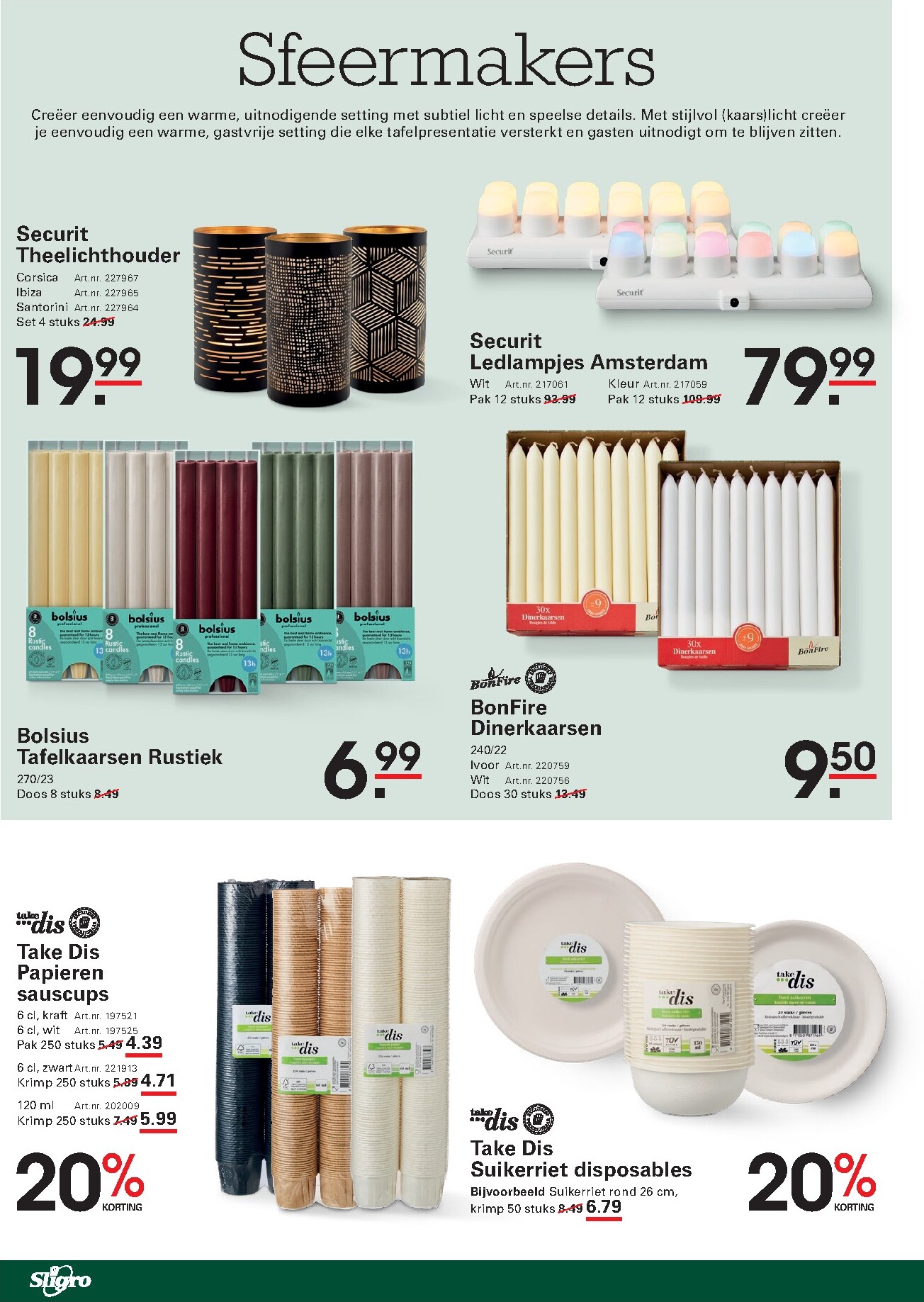 sligro - Sligro - Non-Food folder voor volgende week van donderdag 23-07-2026 tot maandag 10-08-2026 - page: 8