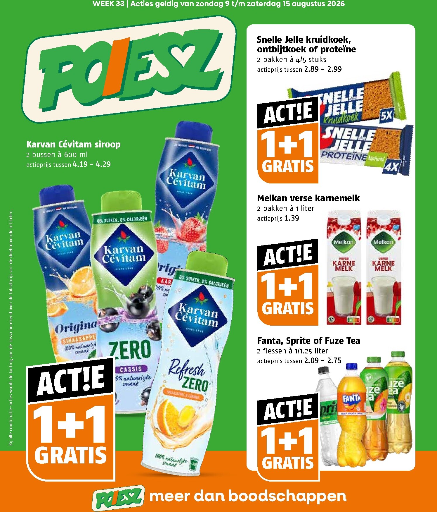 poiesz - Poiesz folder voor volgende week van zondag 09-08-2026 tot zaterdag 15-08-2026