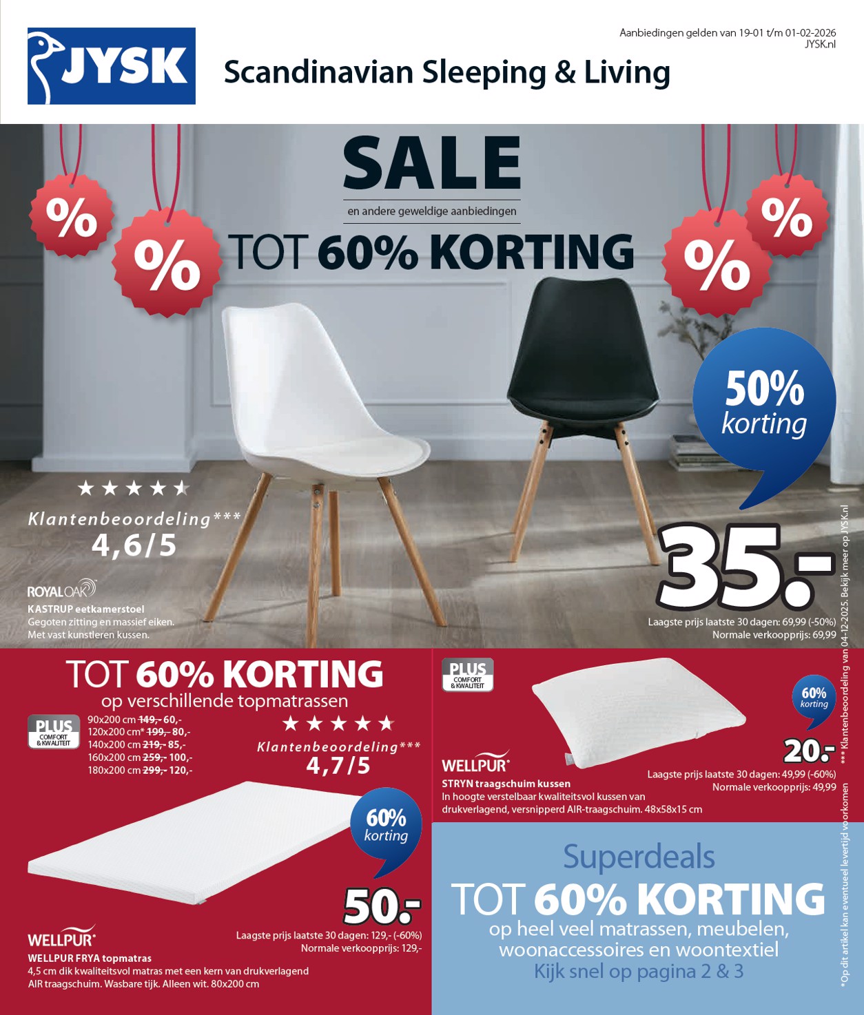 jysk - De JYSK folder geldig vanaf 19-01 t/m 01-02