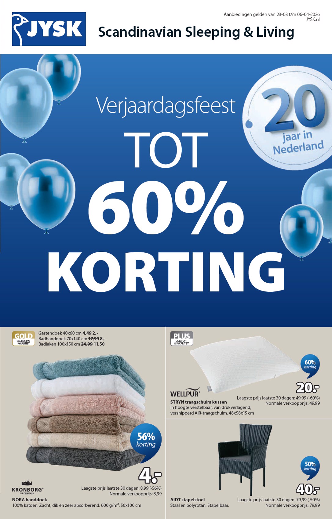 jysk - De JYSK folder geldig vanaf 23-03-2026 t/m 06-04-2026