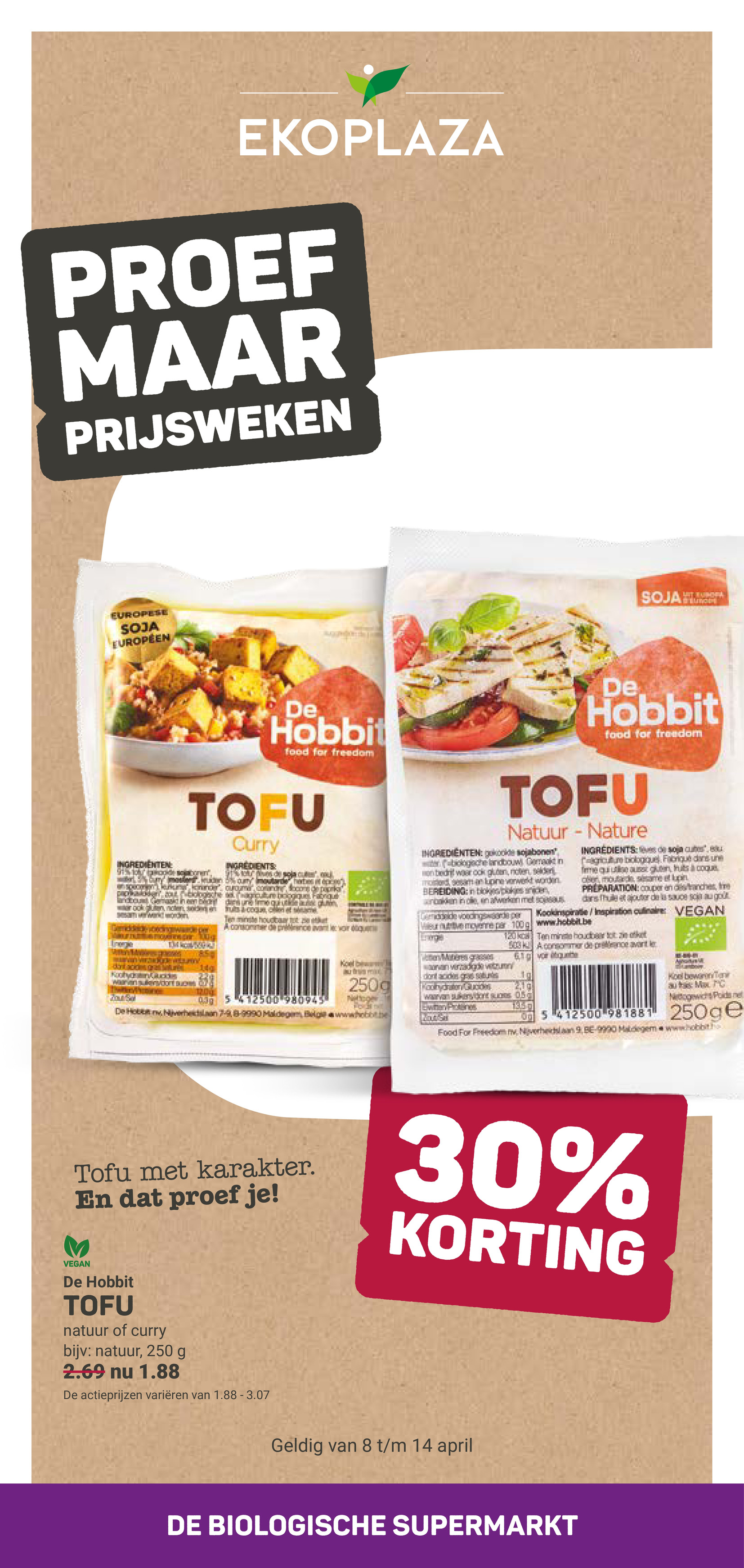ekoplaza - Huidige Ekoplaza folder geldig van woensdag 08-04-2026 tot dinsdag 14-04-2026