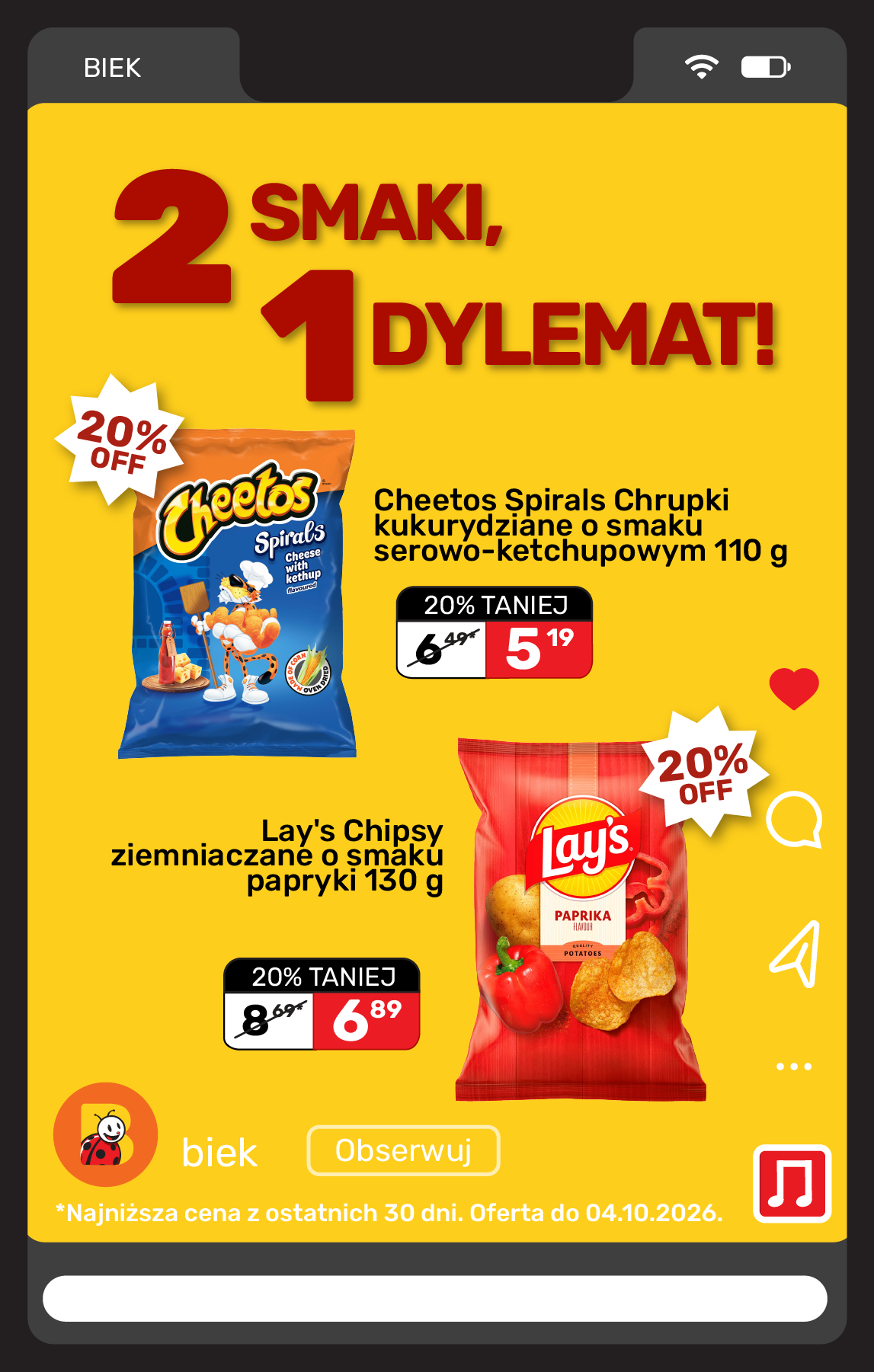 biedronka - Aktualna gazetka Biedronka - Biek ważna od 02.10.2026 do 04.10.2026 - page: 19