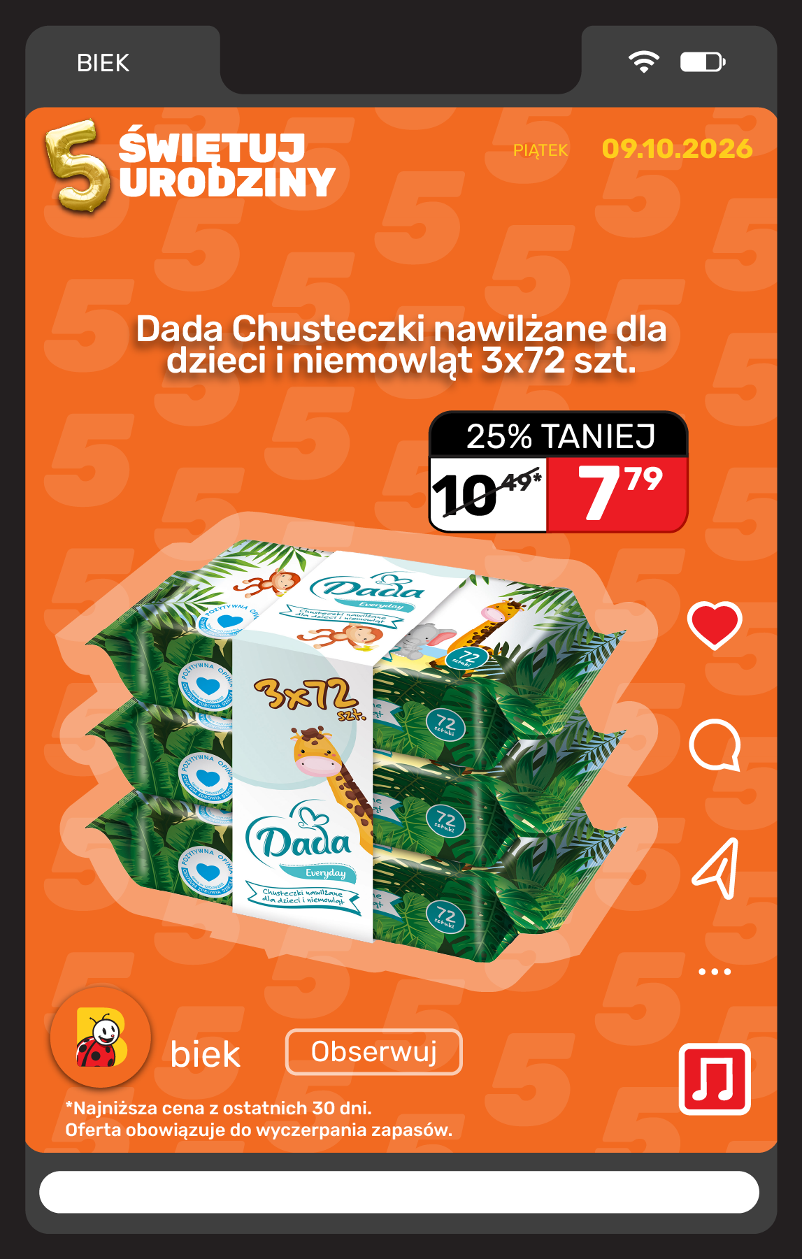 biedronka - Aktualna gazetka Biedronka - BIEK ważna od 09.10.2026 do 11.10.2026 - page: 7