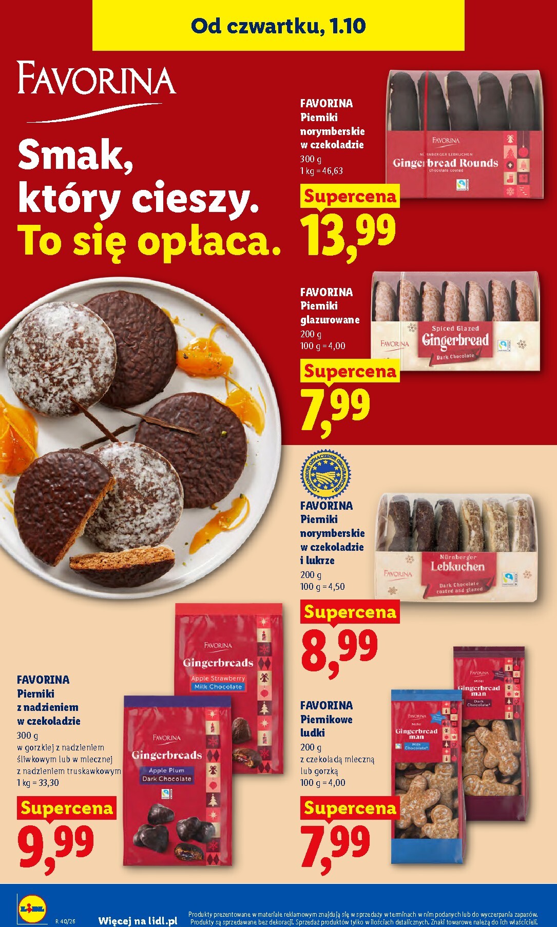 lidl - Nowa gazetka Lidl ważna od 01.10.2026 do 03.10.2026 - page: 72