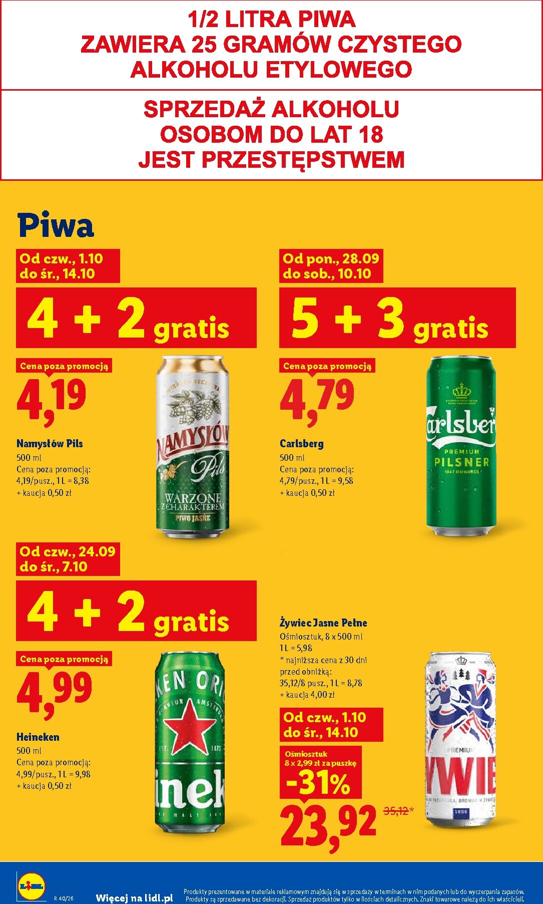 lidl - Nowa gazetka Lidl ważna od 01.10.2026 do 03.10.2026 - page: 84