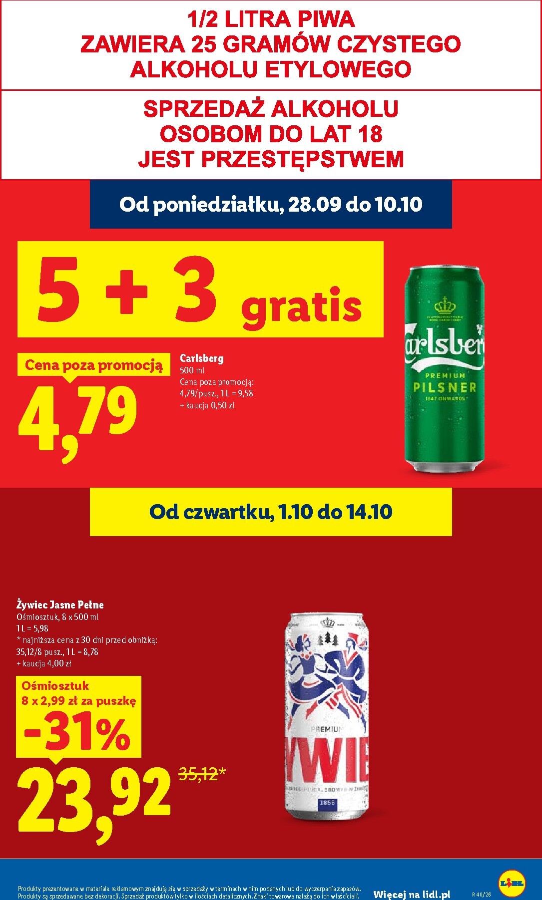lidl - Aktualna gazetka Lidl ważna od 01.10.2026 do 03.10.2026 - page: 23