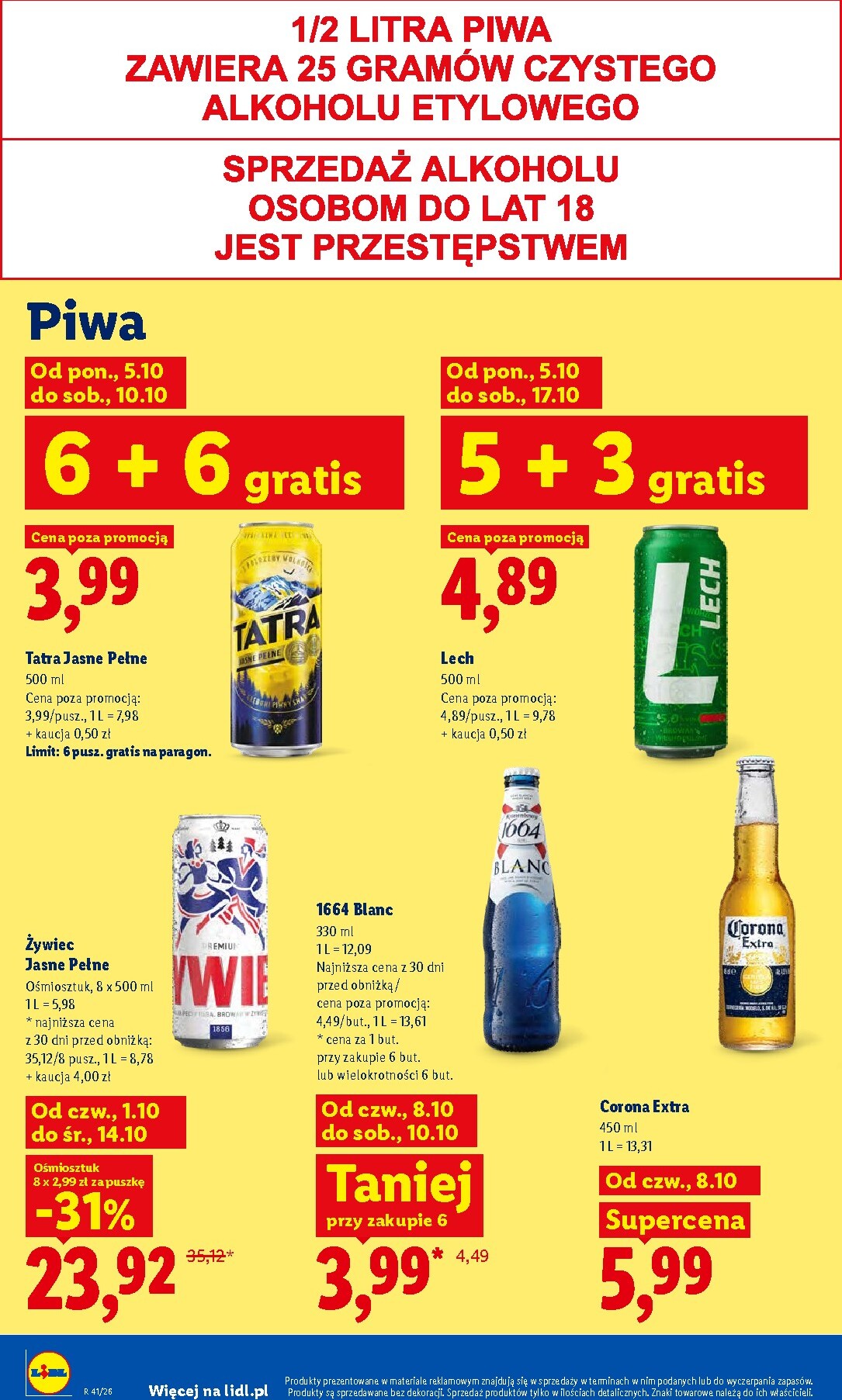 lidl - Nowa gazetka Lidl - Gazetka ważna od 09.10.2026 do 10.10.2026 - page: 74