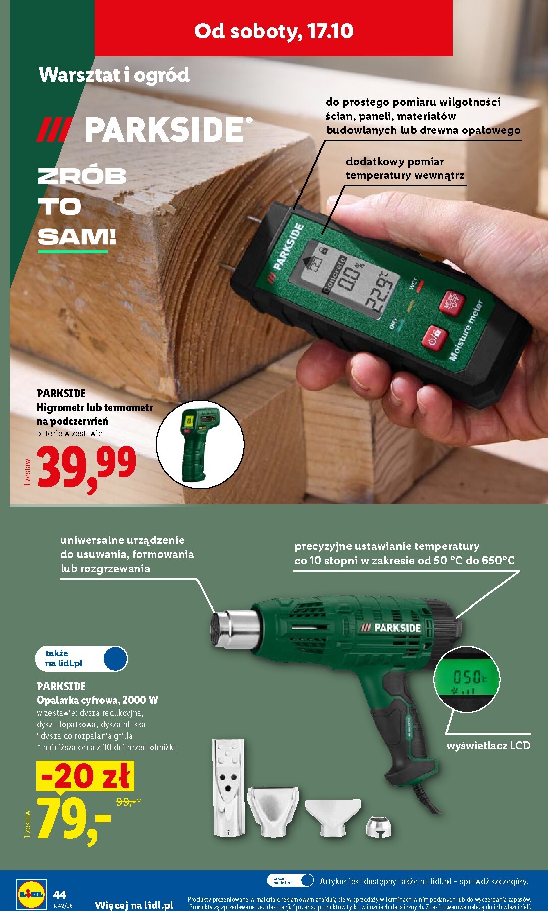 lidl - Nowa gazetka Lidl - Okazje ważna od 12.10.2026 do 24.10.2026 - page: 48