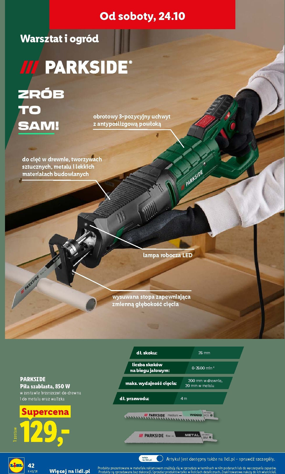 lidl - Nowa gazetka Lidl - Okazje ważna od 19.10.2026 do 24.10.2026 - page: 52