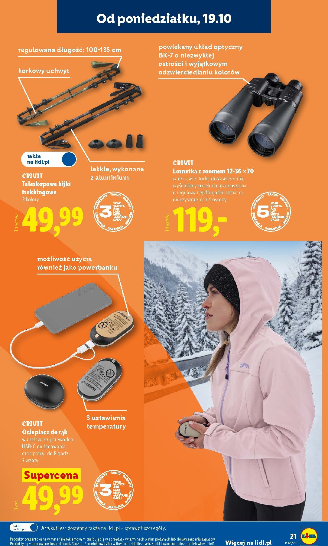 lidl - Nowa gazetka Lidl - Okazje ważna od 19.10.2026 do 24.10.2026 - page: 23