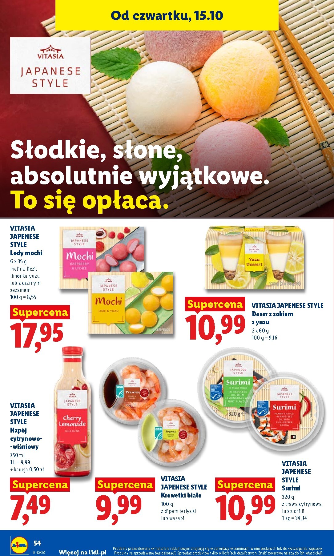 lidl - Nowa gazetka Lidl ważna od 15.10.2026 do 17.10.2026 - page: 54