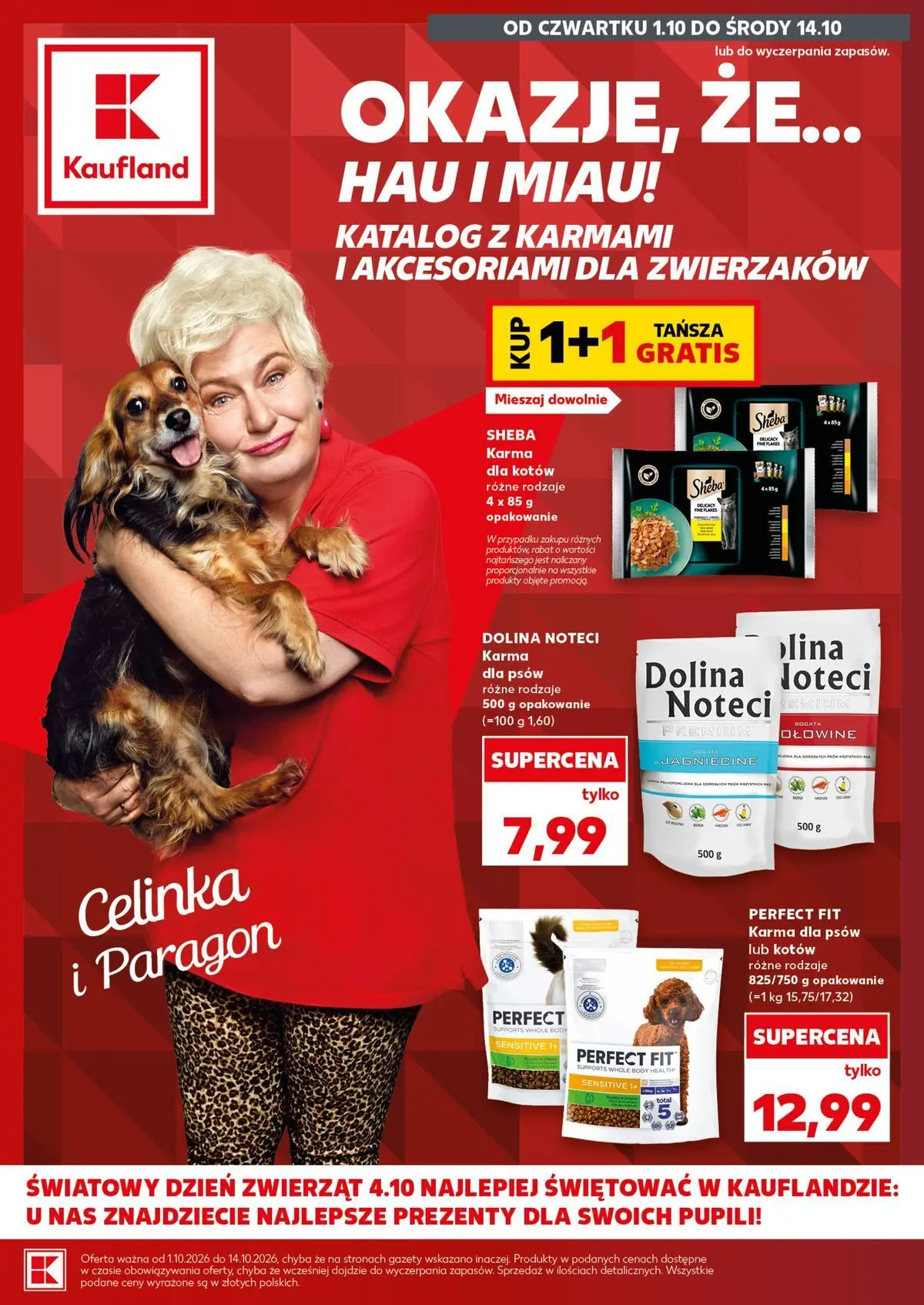kaufland - Nowa gazetka Kaufland - Zwierzaki ważna od 01.10.2026 do 14.10.2026