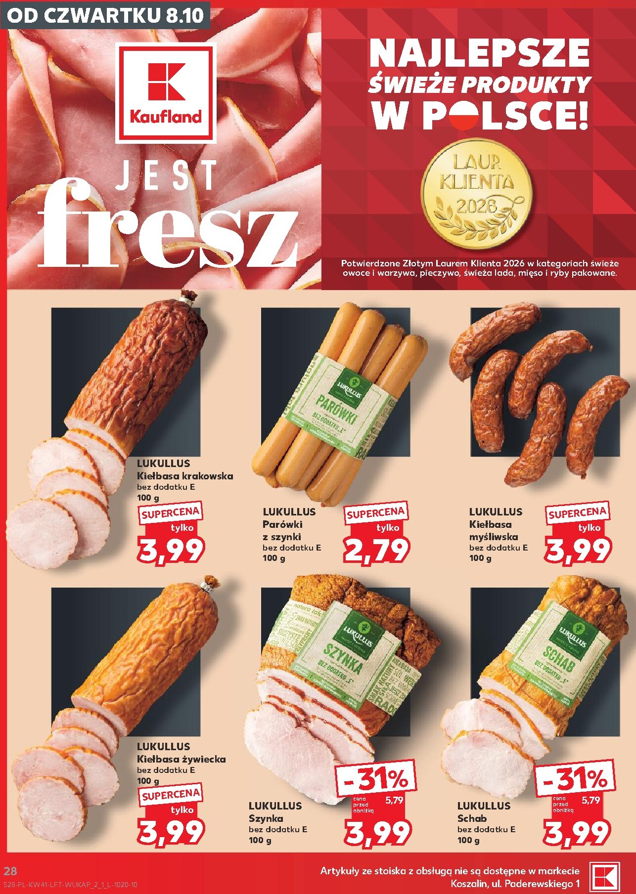 kaufland - Nowa gazetka Kaufland ważna od 08.10.2026 do 14.10.2026 - page: 28