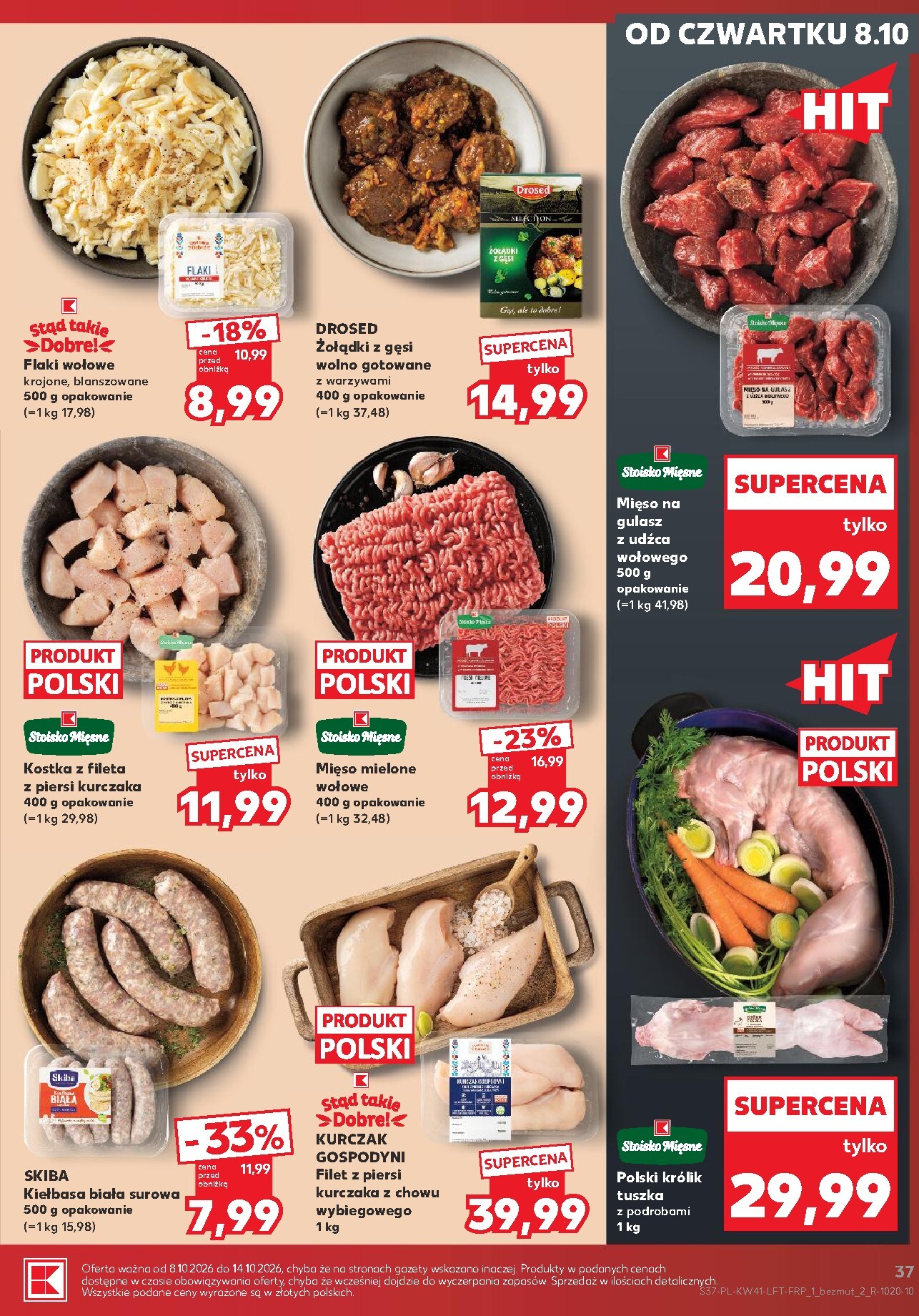 kaufland - Nowa gazetka Kaufland ważna od 08.10.2026 do 14.10.2026 - page: 37