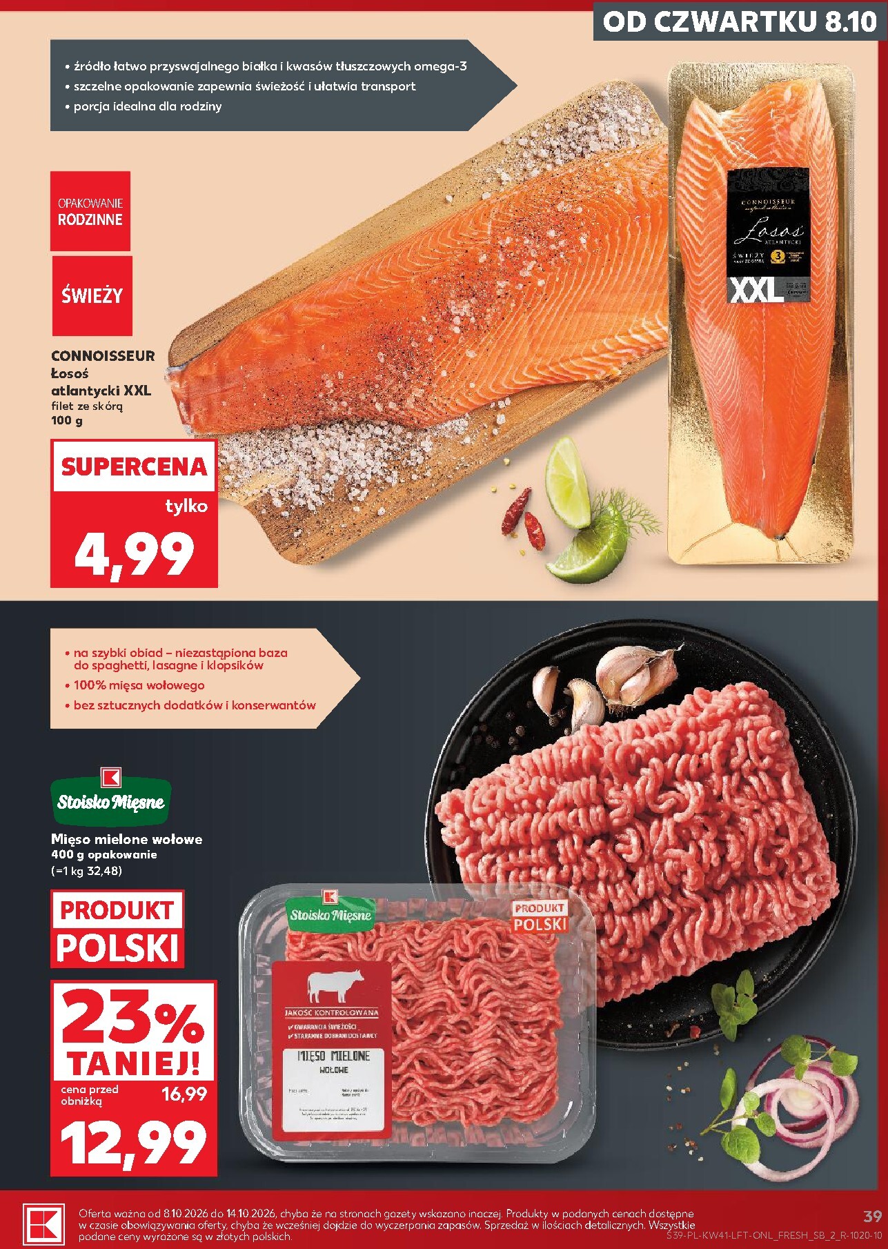 kaufland - Nowa gazetka Kaufland ważna od 08.10.2026 do 14.10.2026 - page: 39