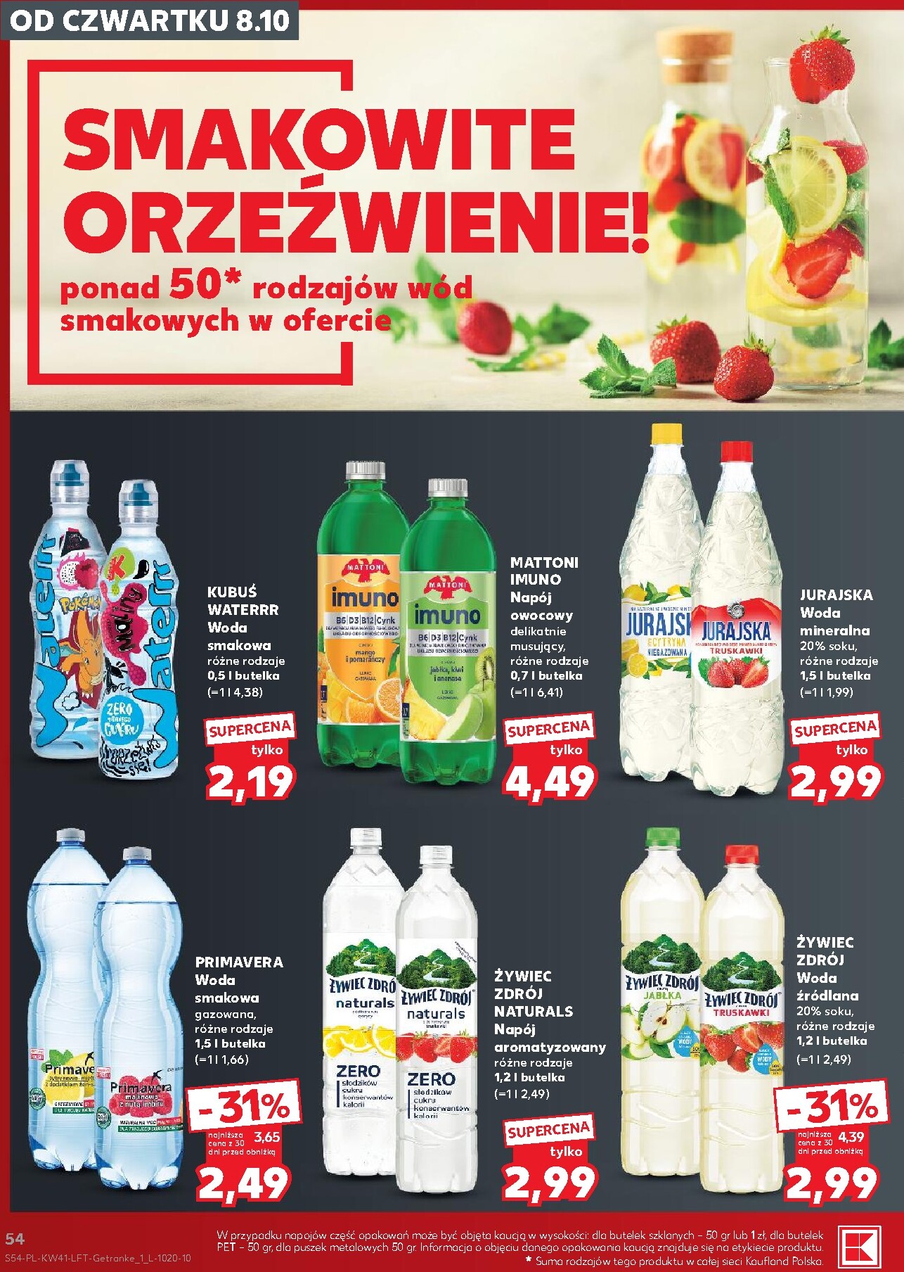 kaufland - Nowa gazetka Kaufland ważna od 08.10.2026 do 14.10.2026 - page: 54