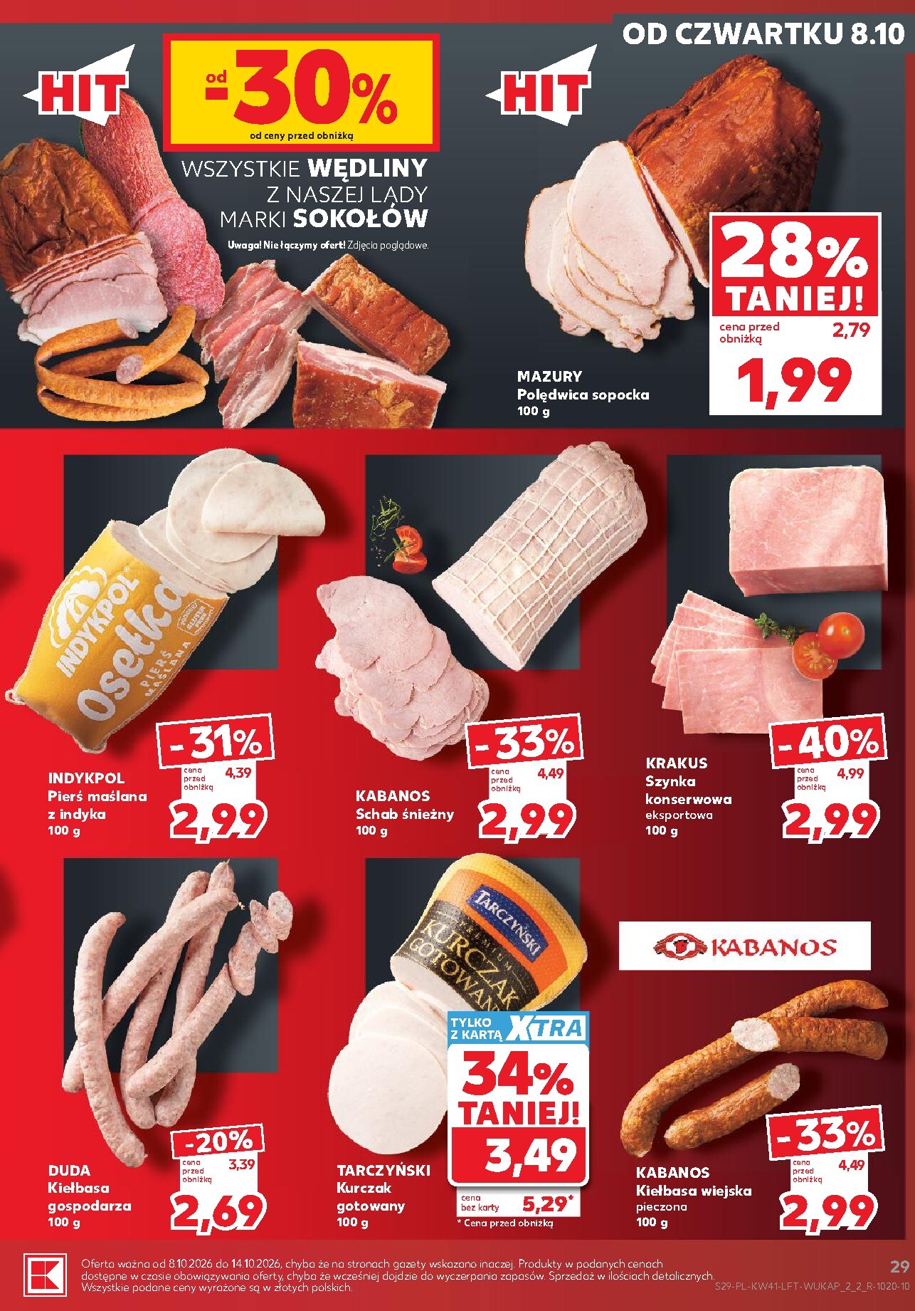 kaufland - Nowa gazetka Kaufland ważna od 08.10.2026 do 14.10.2026 - page: 29