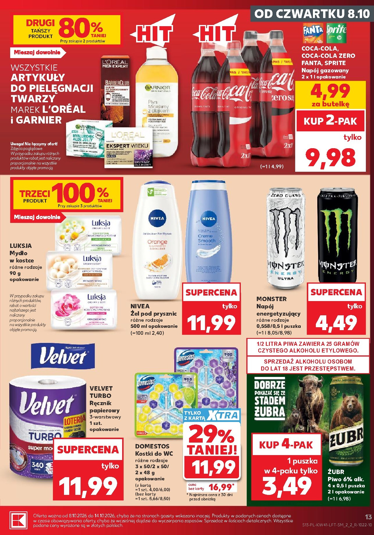 kaufland - Nowa gazetka Kaufland ważna od 08.10.2026 do 14.10.2026 - page: 13