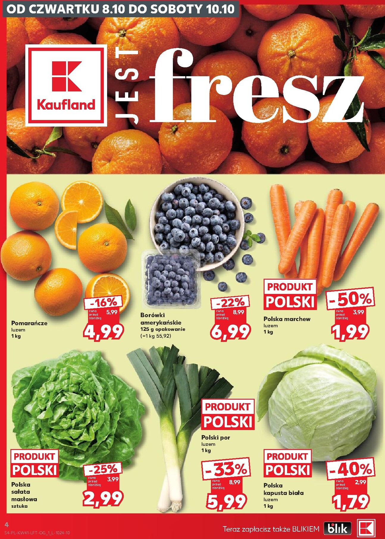 kaufland - Nowa gazetka Kaufland ważna od 08.10.2026 do 14.10.2026 - page: 4