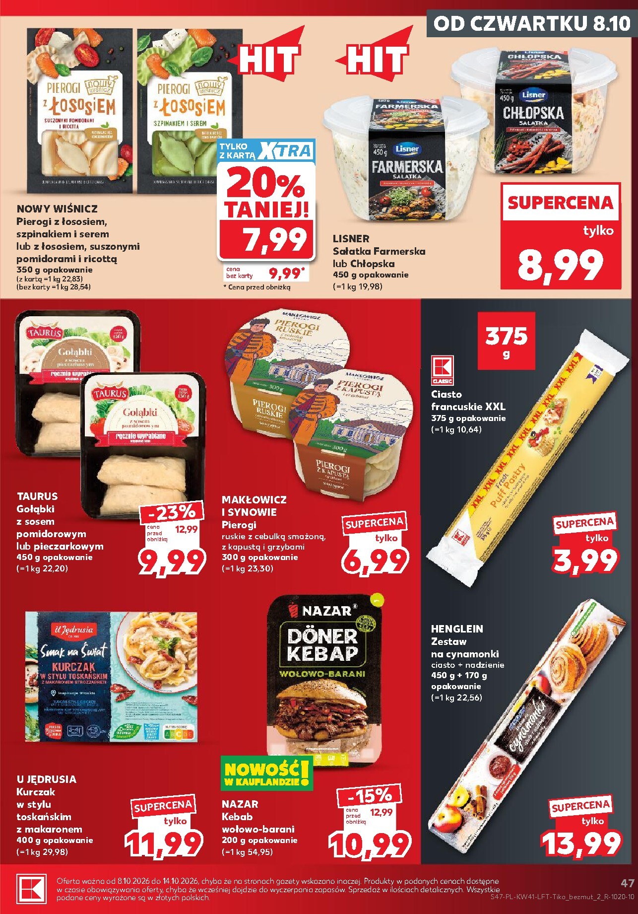 kaufland - Nowa gazetka Kaufland ważna od 08.10.2026 do 14.10.2026 - page: 47