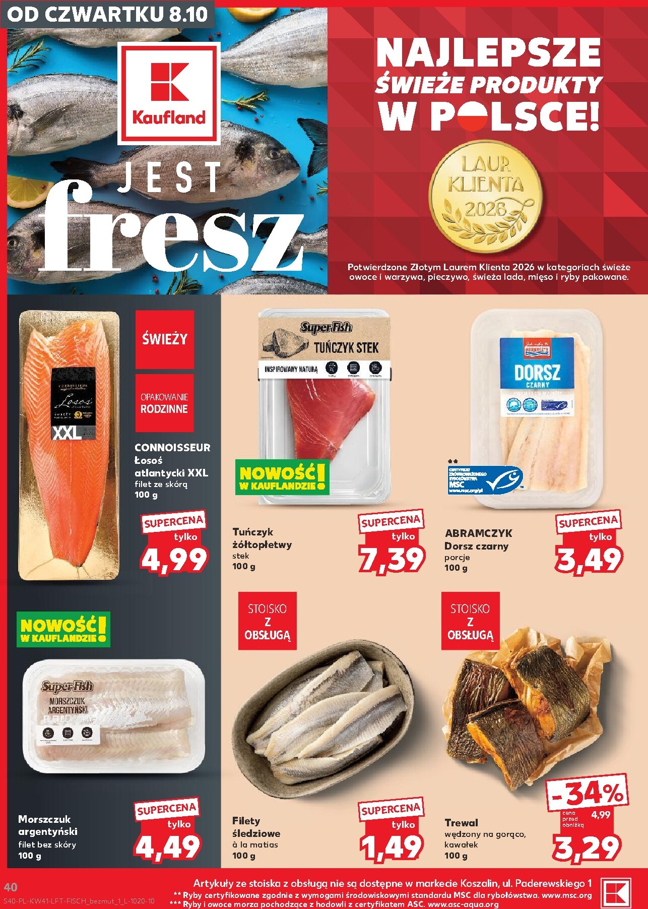 kaufland - Nowa gazetka Kaufland ważna od 08.10.2026 do 14.10.2026 - page: 40