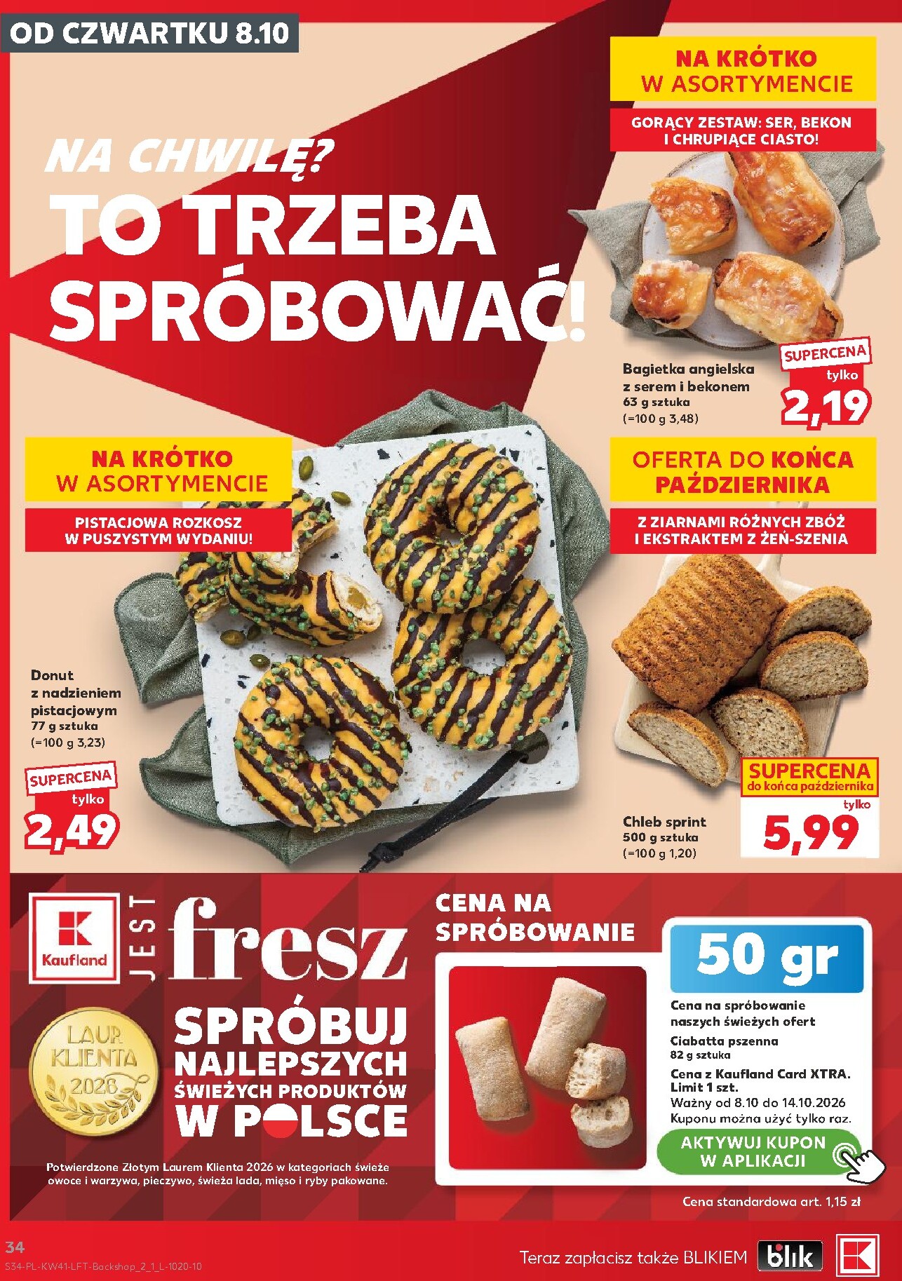 kaufland - Nowa gazetka Kaufland ważna od 08.10.2026 do 14.10.2026 - page: 34