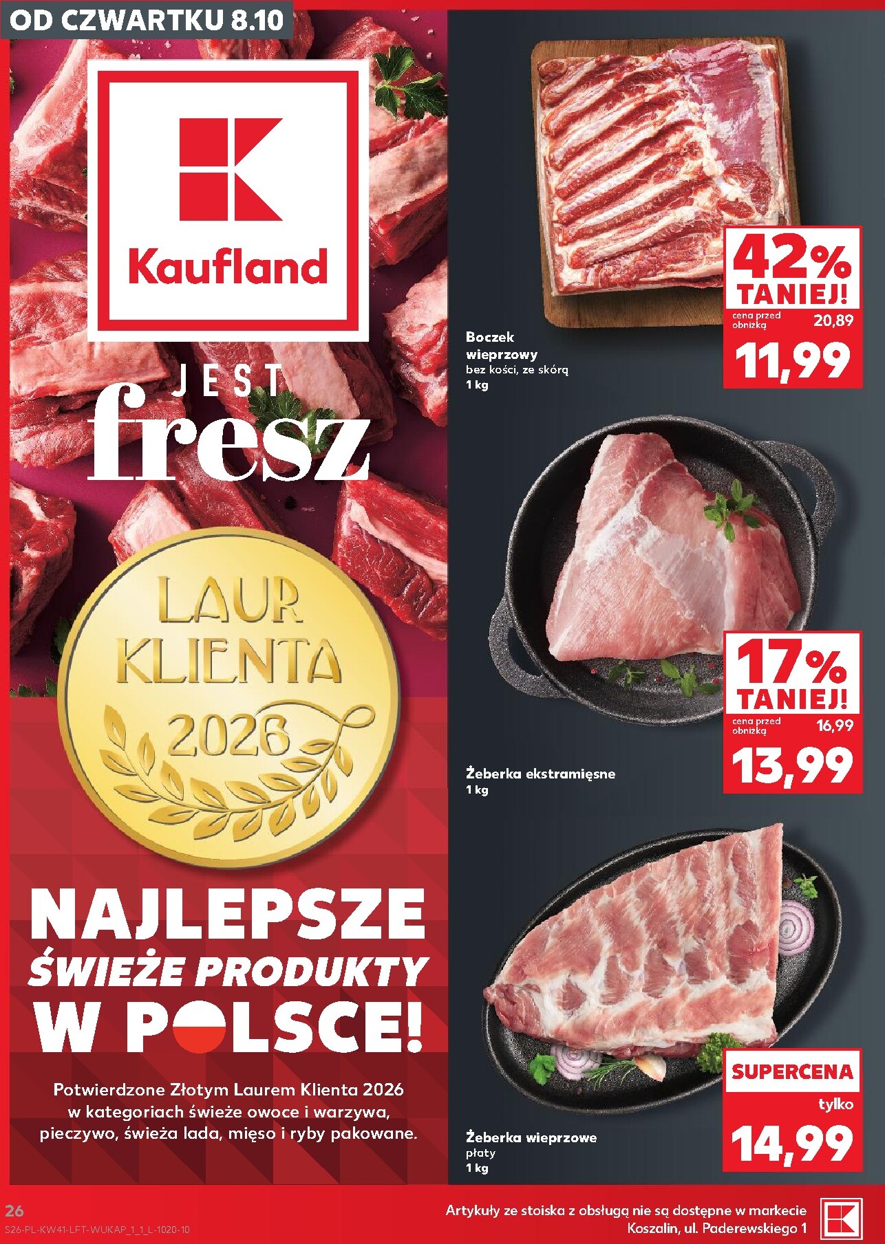 kaufland - Nowa gazetka Kaufland ważna od 08.10.2026 do 14.10.2026 - page: 26