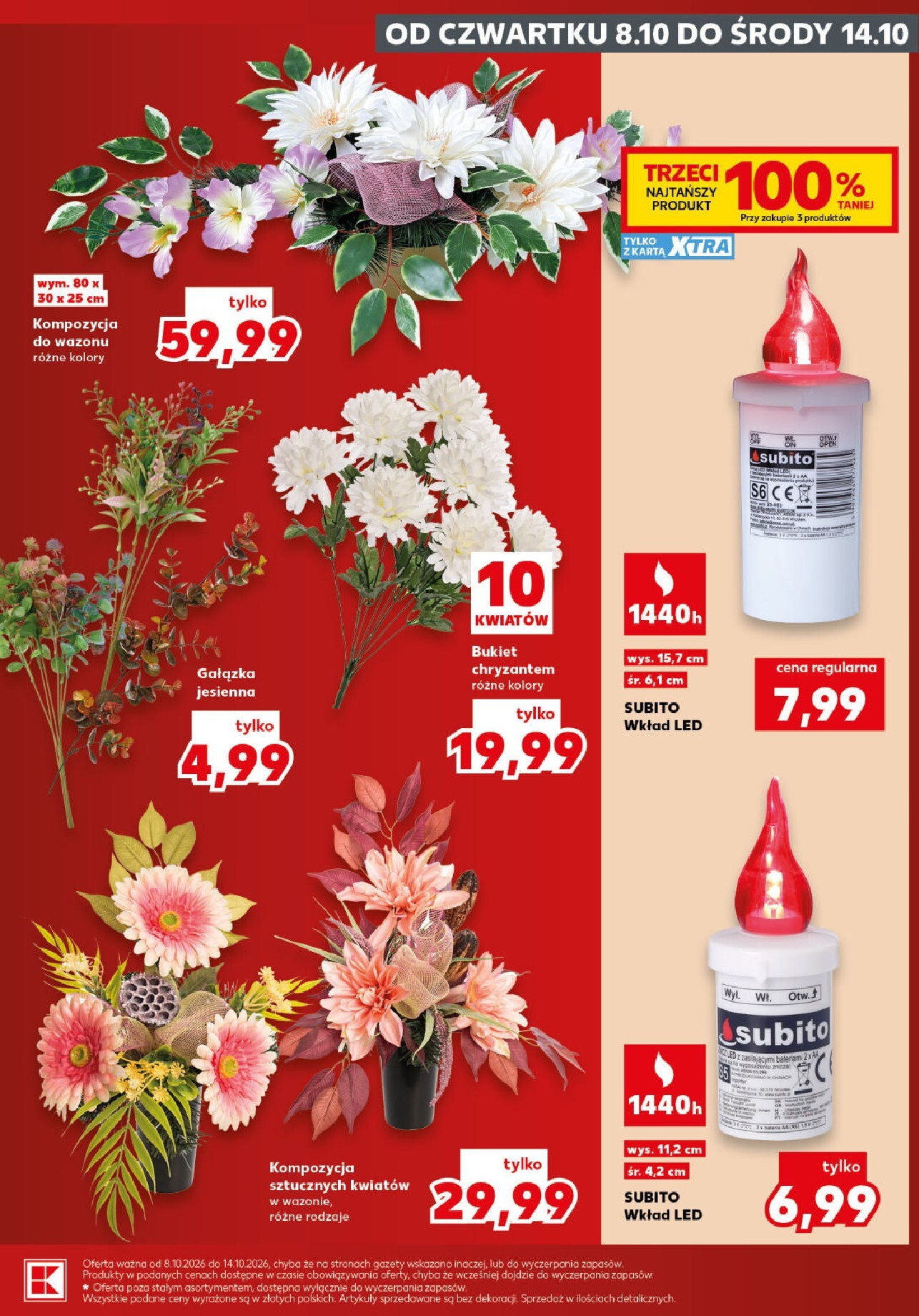 kaufland - Nowa gazetka Kaufland - Katalog Znicze ważna od 08.10.2026 do 14.10.2026 - page: 19