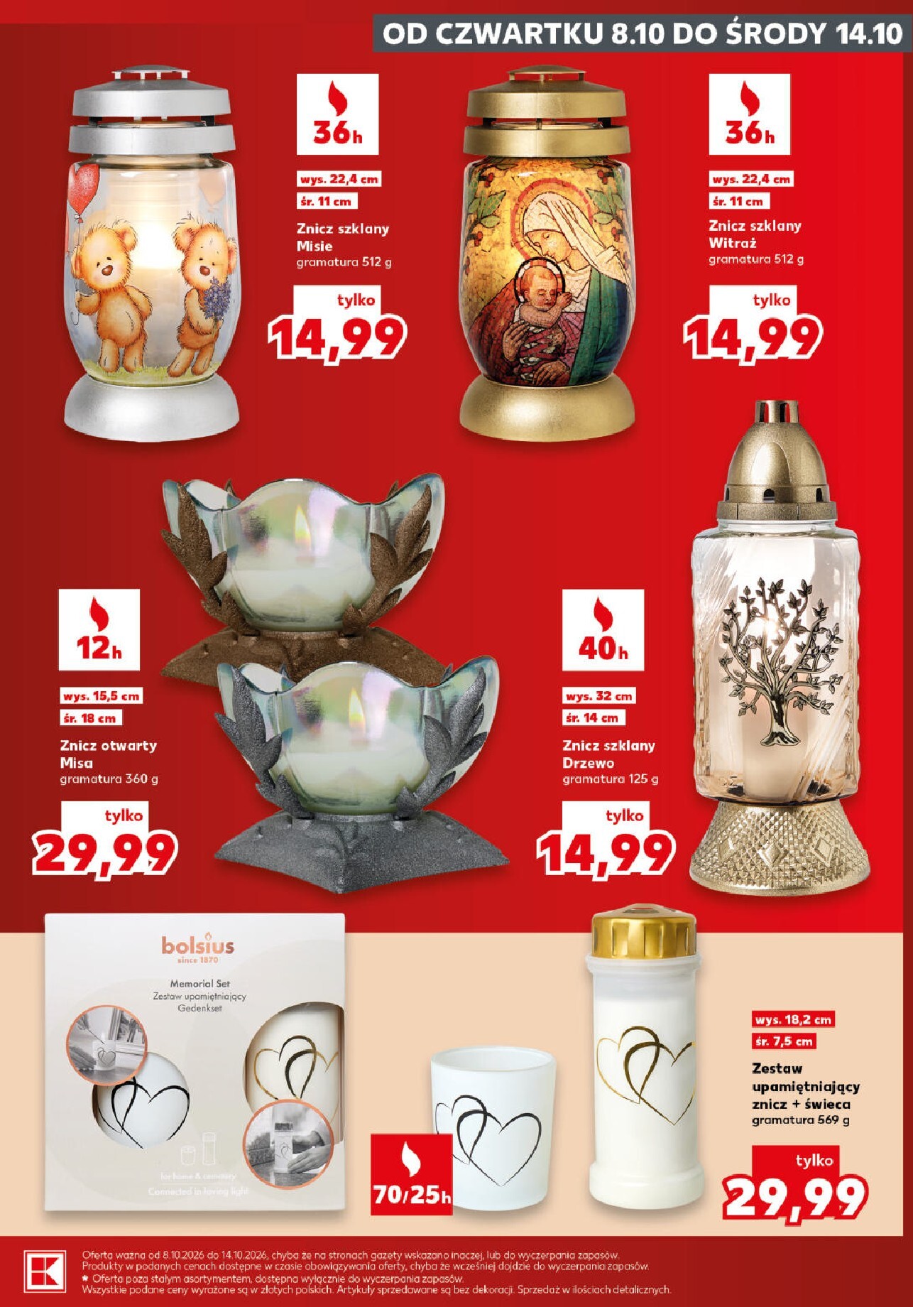 kaufland - Nowa gazetka Kaufland - Katalog Znicze ważna od 08.10.2026 do 14.10.2026 - page: 7