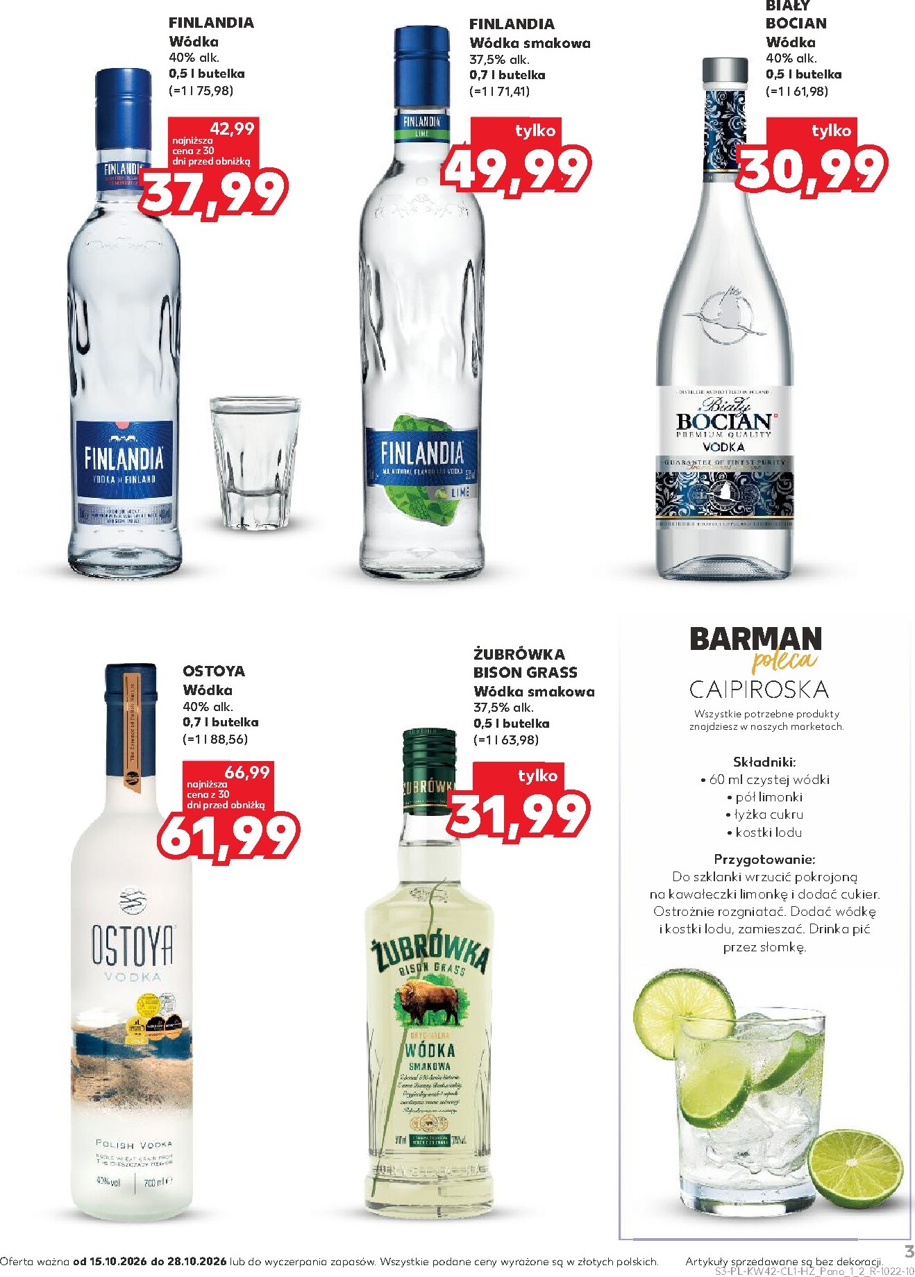 kaufland - Nowa gazetka Kaufland - Barek ważna od 15.10.2026 do 28.10.2026 - page: 3