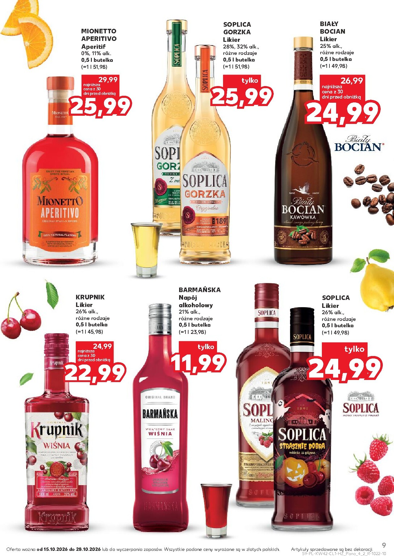 kaufland - Nowa gazetka Kaufland - Barek ważna od 15.10.2026 do 28.10.2026 - page: 9