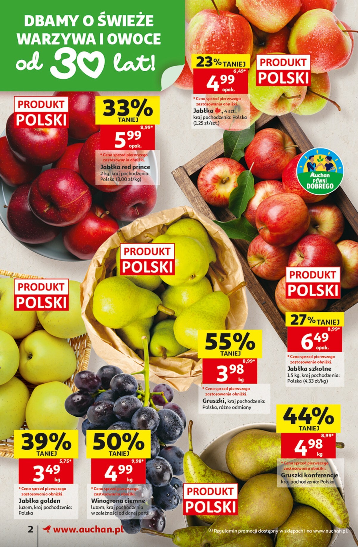 auchan - Nowa gazetka Auchan - Gazetka 30 Lat Supermarket Auchan ważna od 08.10.2026 do 14.10.2026 - page: 2