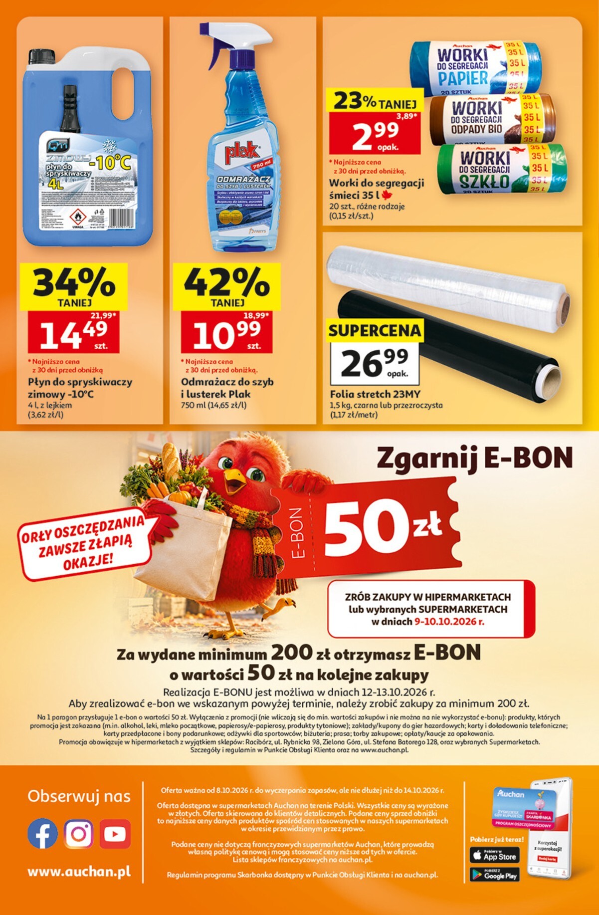 auchan - Nowa gazetka Auchan - Gazetka 30 Lat Supermarket Auchan ważna od 08.10.2026 do 14.10.2026 - page: 8