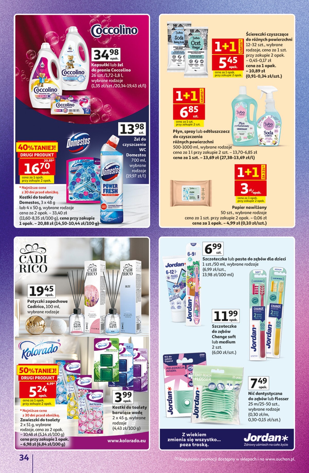 auchan - Nowa gazetka Hipermarket Auchan - Znane marki ważna od 15.10.2026 do 21.10.2026 - page: 34