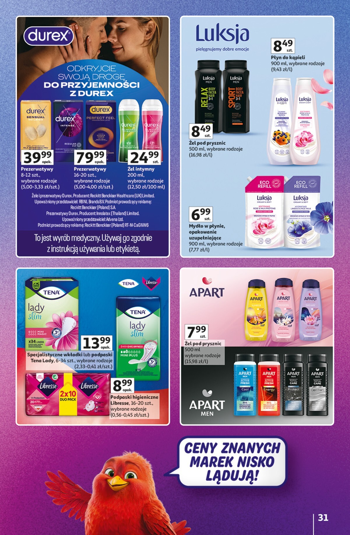 auchan - Nowa gazetka Hipermarket Auchan - Znane marki ważna od 15.10.2026 do 21.10.2026 - page: 31