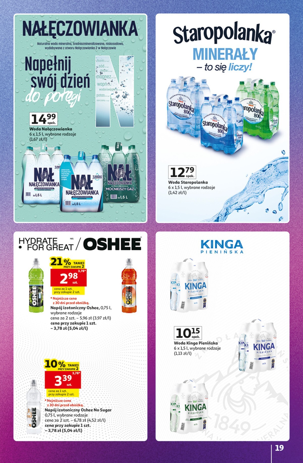 auchan - Nowa gazetka Hipermarket Auchan - Znane marki ważna od 15.10.2026 do 21.10.2026 - page: 19