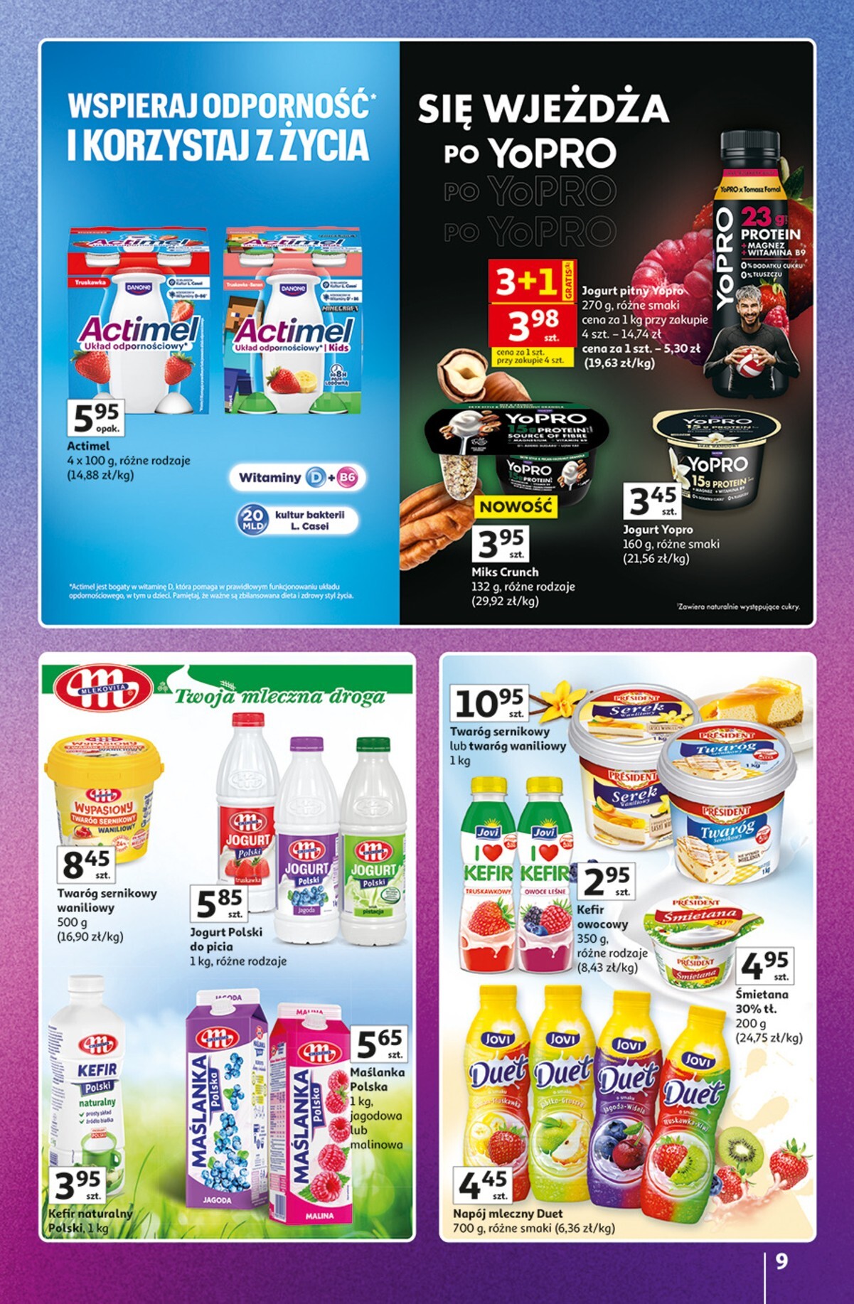 auchan - Nowa gazetka Hipermarket Auchan - Znane marki ważna od 15.10.2026 do 21.10.2026 - page: 9