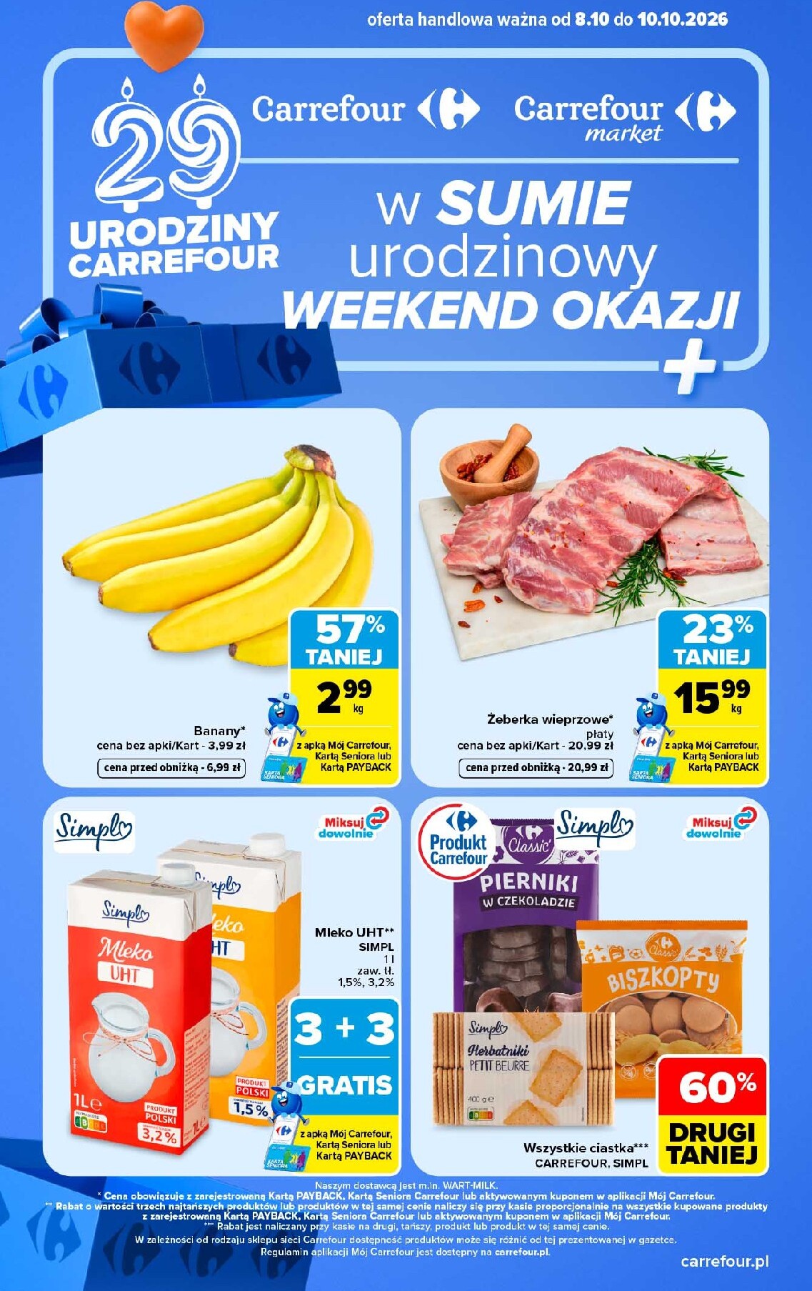 carrefour - Nowa gazetka Carrefour - Weekend ważna od 08.10.2026 do 10.10.2026