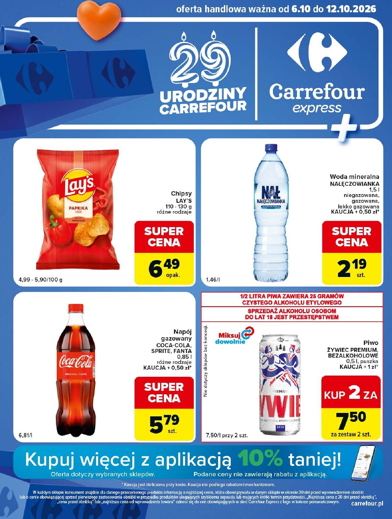 carrefour - Aktualna gazetka Carrefour - Express 1 ważna od 06.10.2026 do 12.10.2026