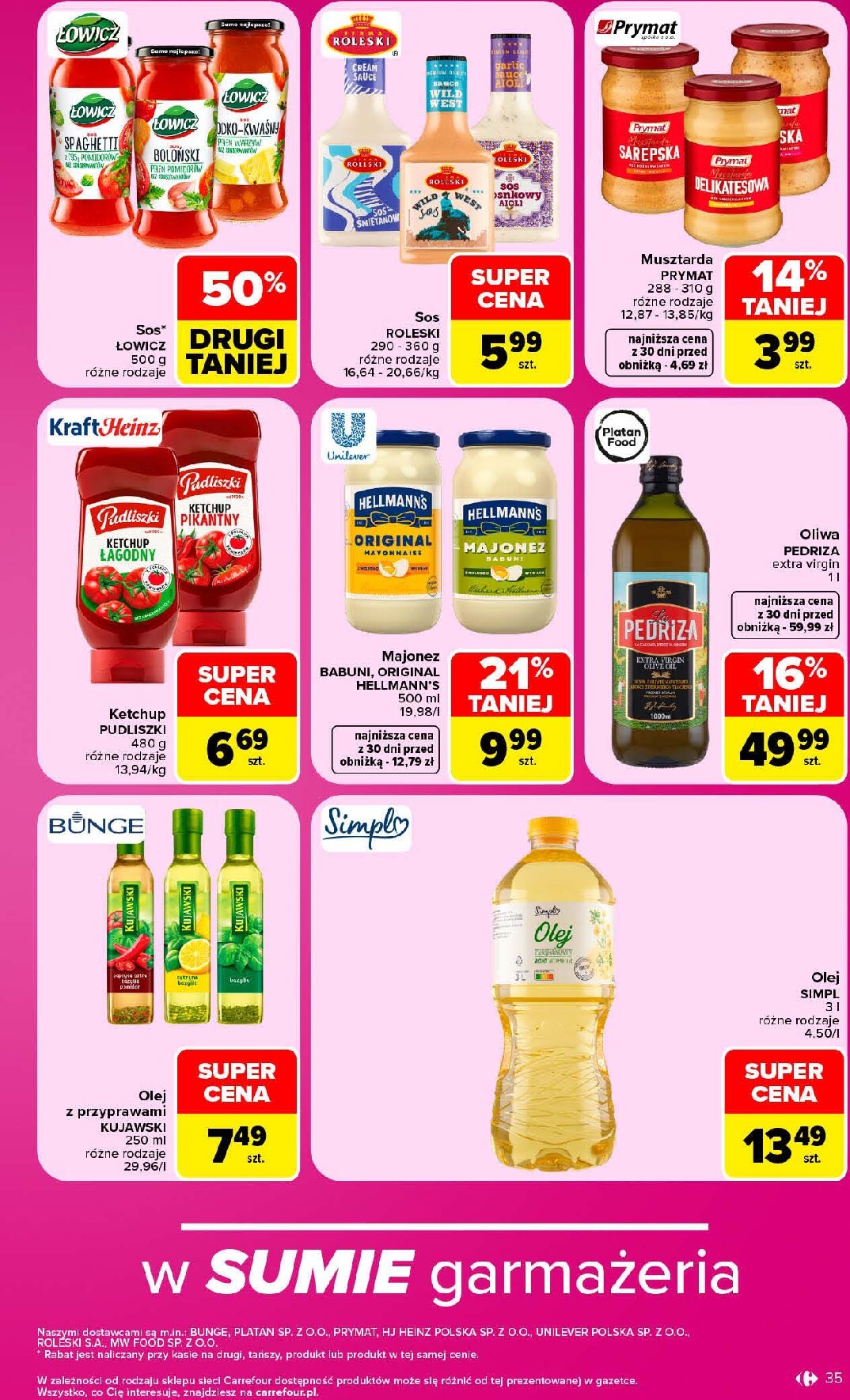 carrefour - Nowa gazetka Carrefour - Gazetka Carrefour, Market w SUMIE najlepszy, od poniedziałku ważna od 12.10.2026 do 17.10.2026 - page: 35